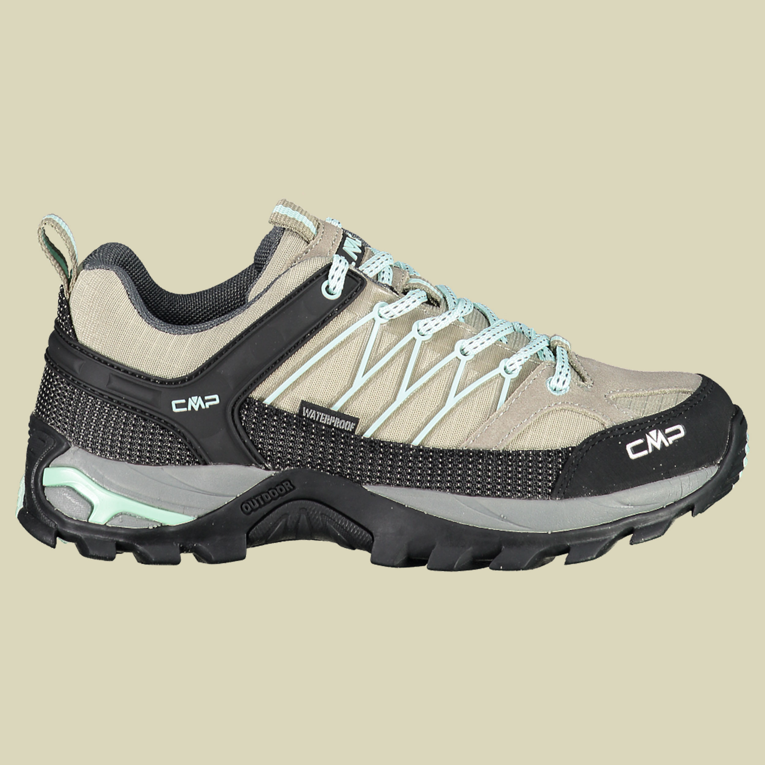 Rigel Low WMN trekking shoe WP women Größe 40 Farbe 03PG sand-malva
