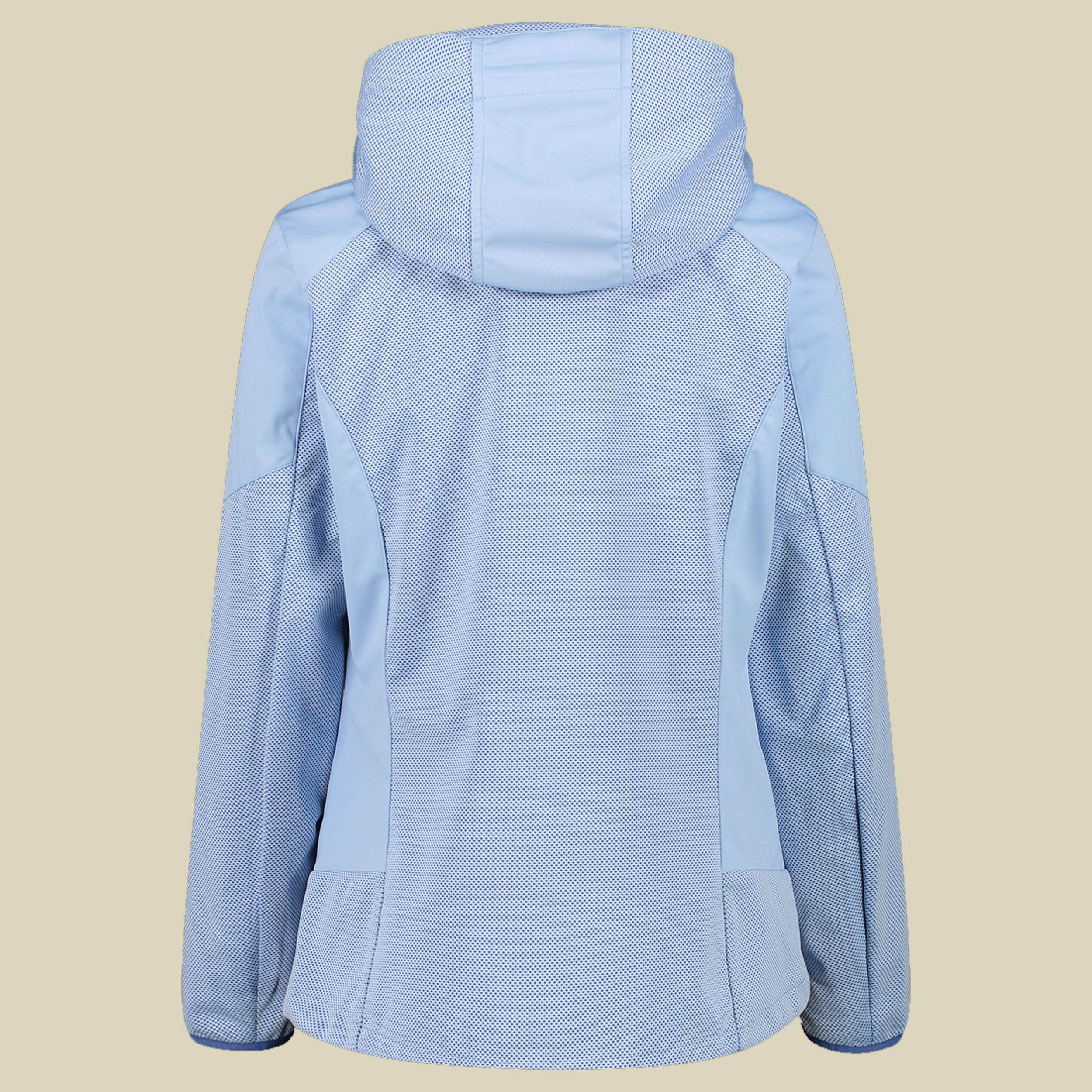 Woman Jacket Zip Hood 34A5246 38 blau - L607 sky