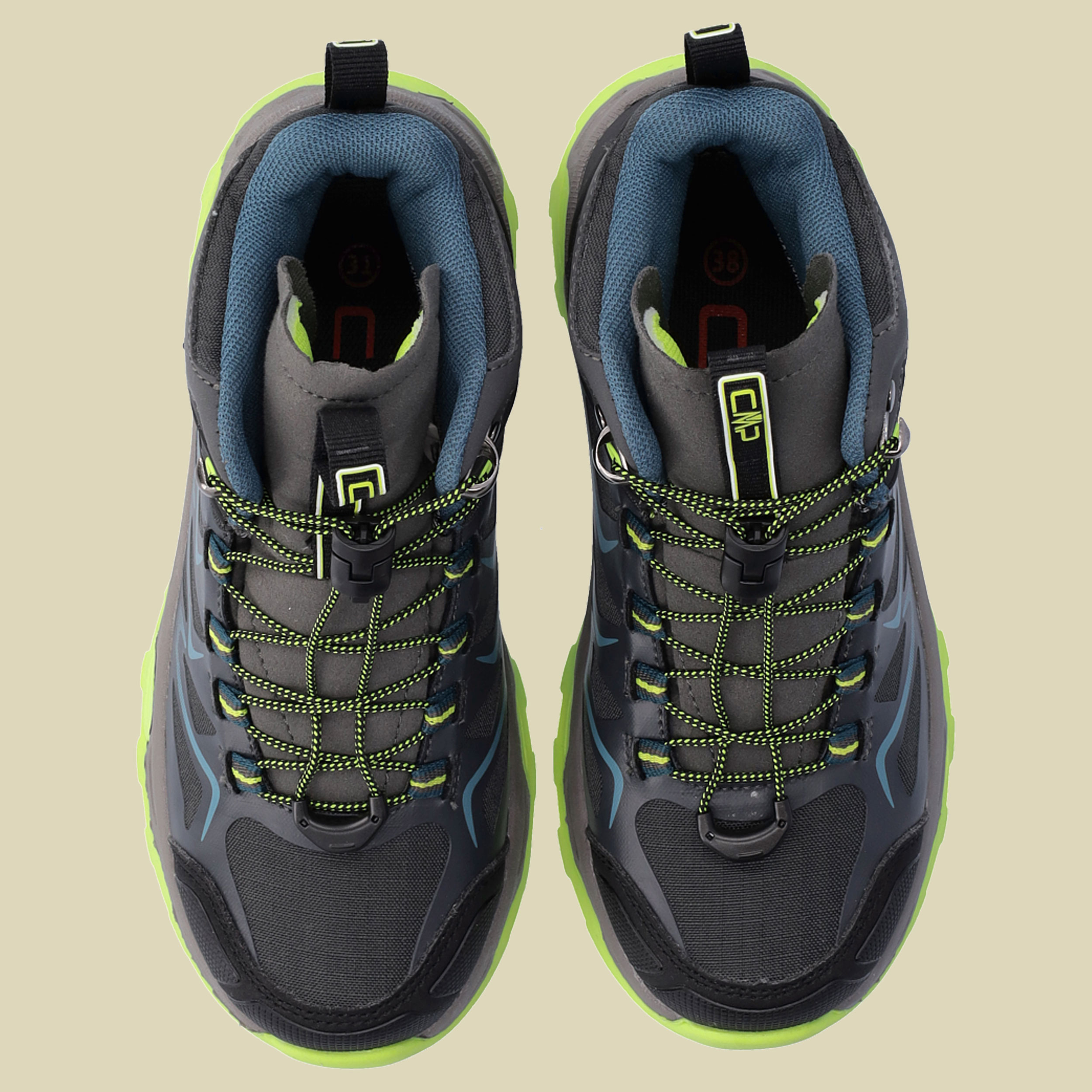 Kids Byne Mid WP Outdoor Shoes Größe 30 Farbe 75UM antracite-acido