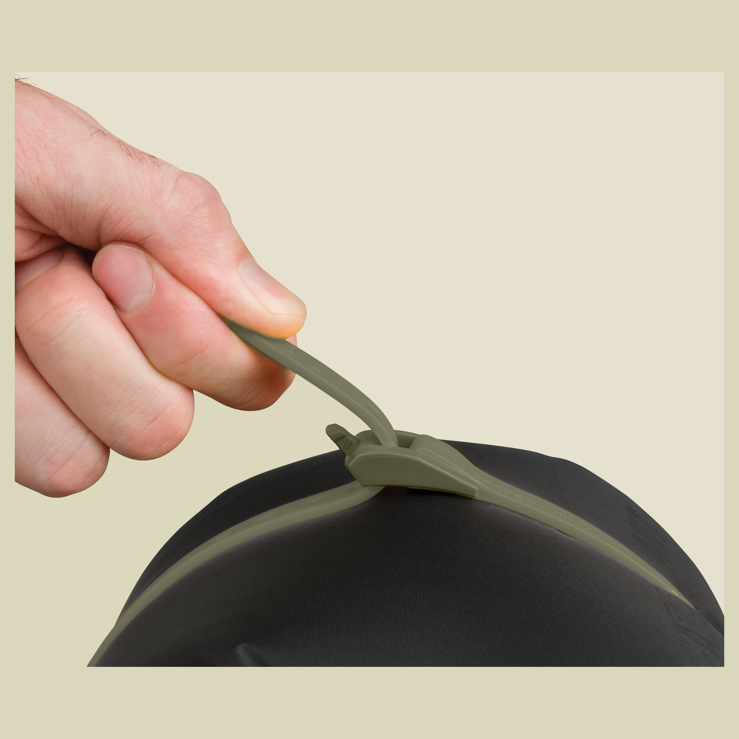 Stretch-Loc Mini Strap 300 mm braun - Farbe burnt olive