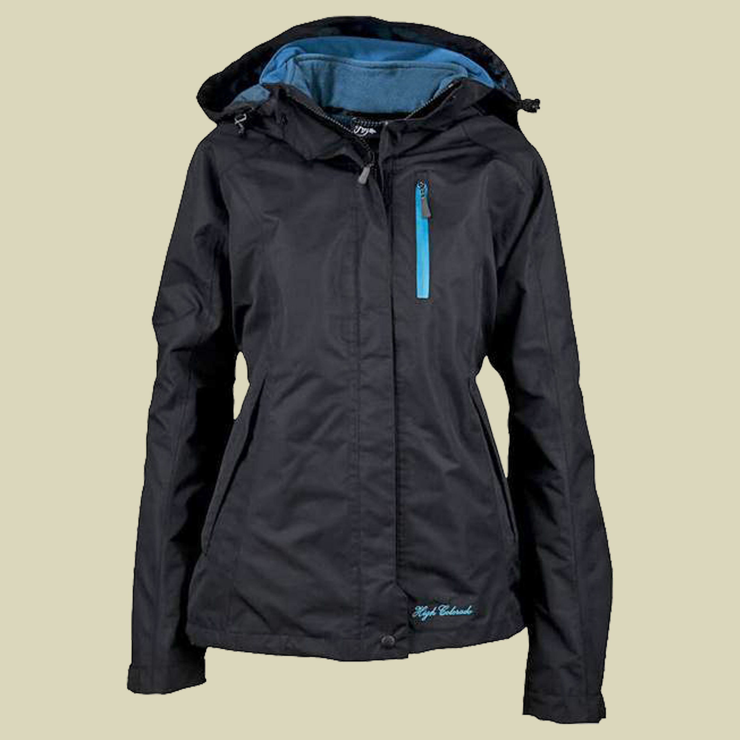 Fellhorn 5-L Damen Doppeljacke 2 in 1 Größe 36 Farbe schwarz-schwarz-dunkelseegrün