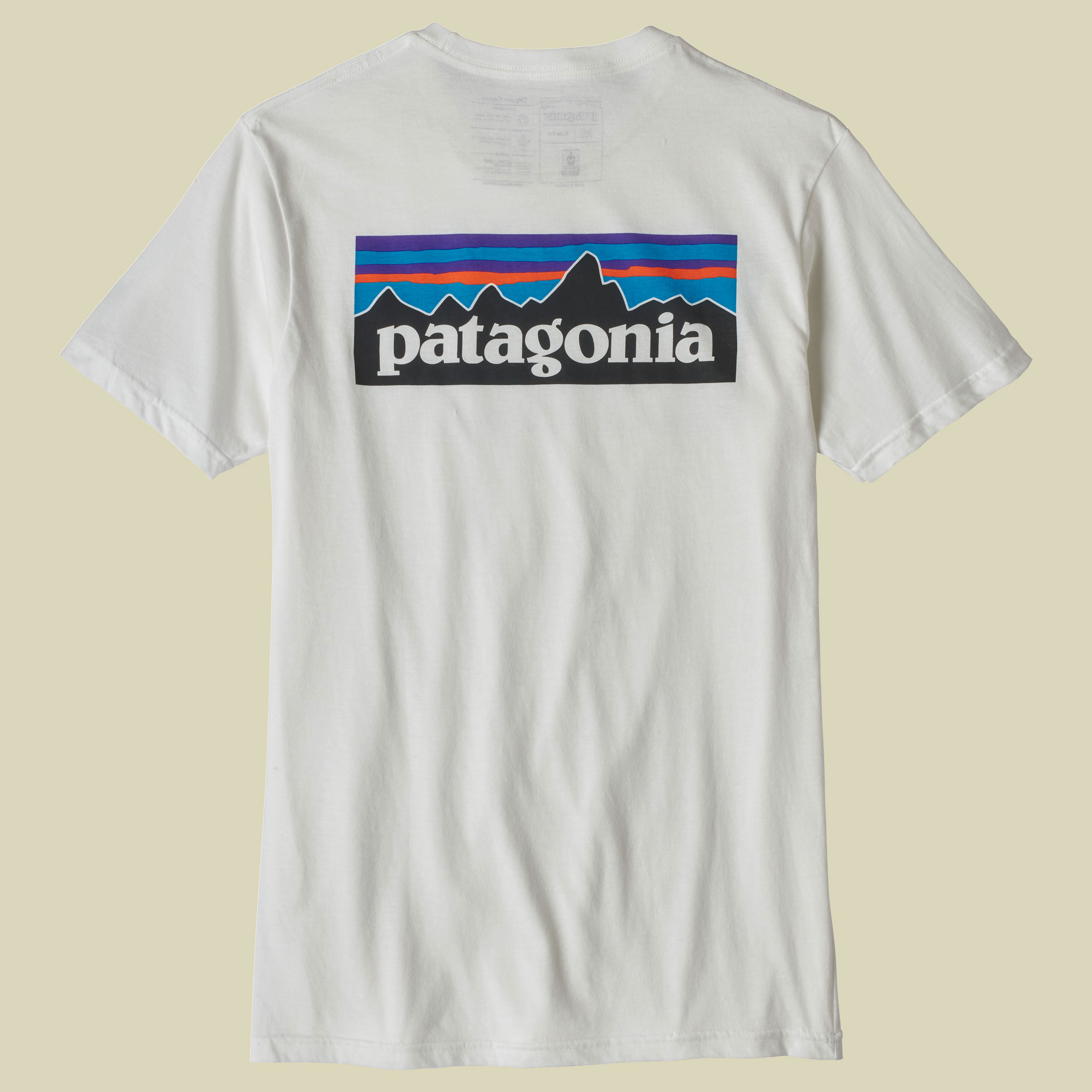 P-6 Logo Organic T-Shirt Men Größe S Farbe white