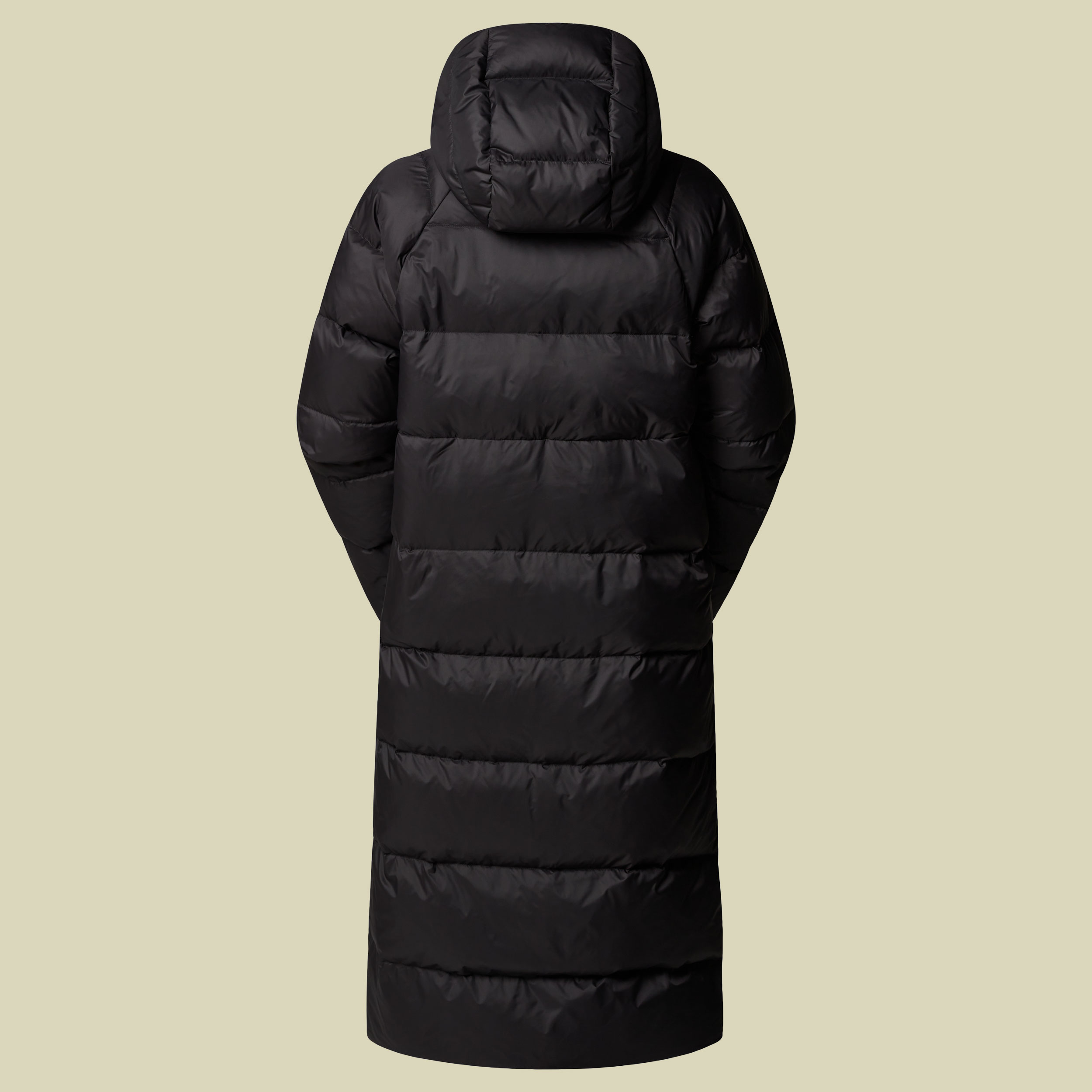 Hydrenalite City Long Down Hooded Parka Women XS schwarz - TNF black