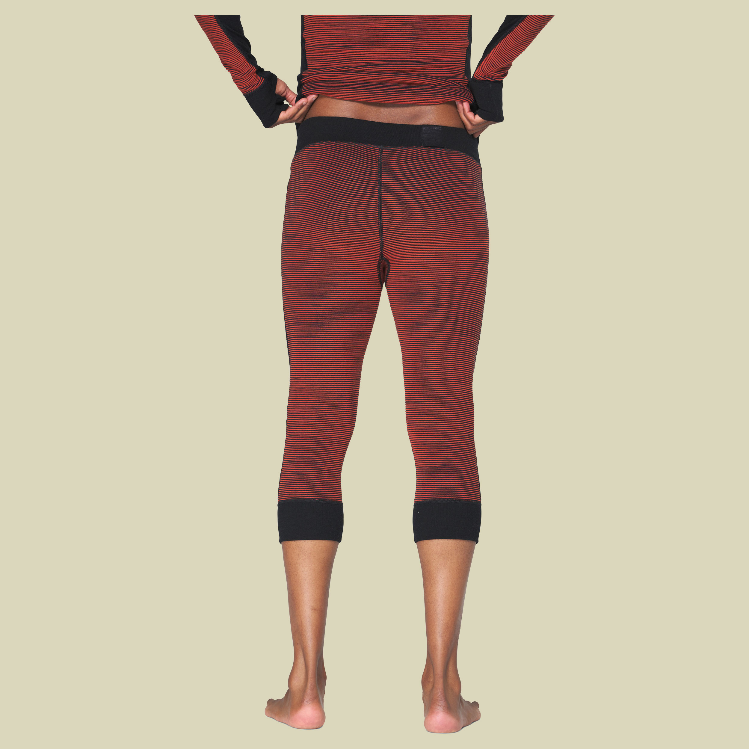 Reverso Merino 3/4 Longs Man S rot - brick
