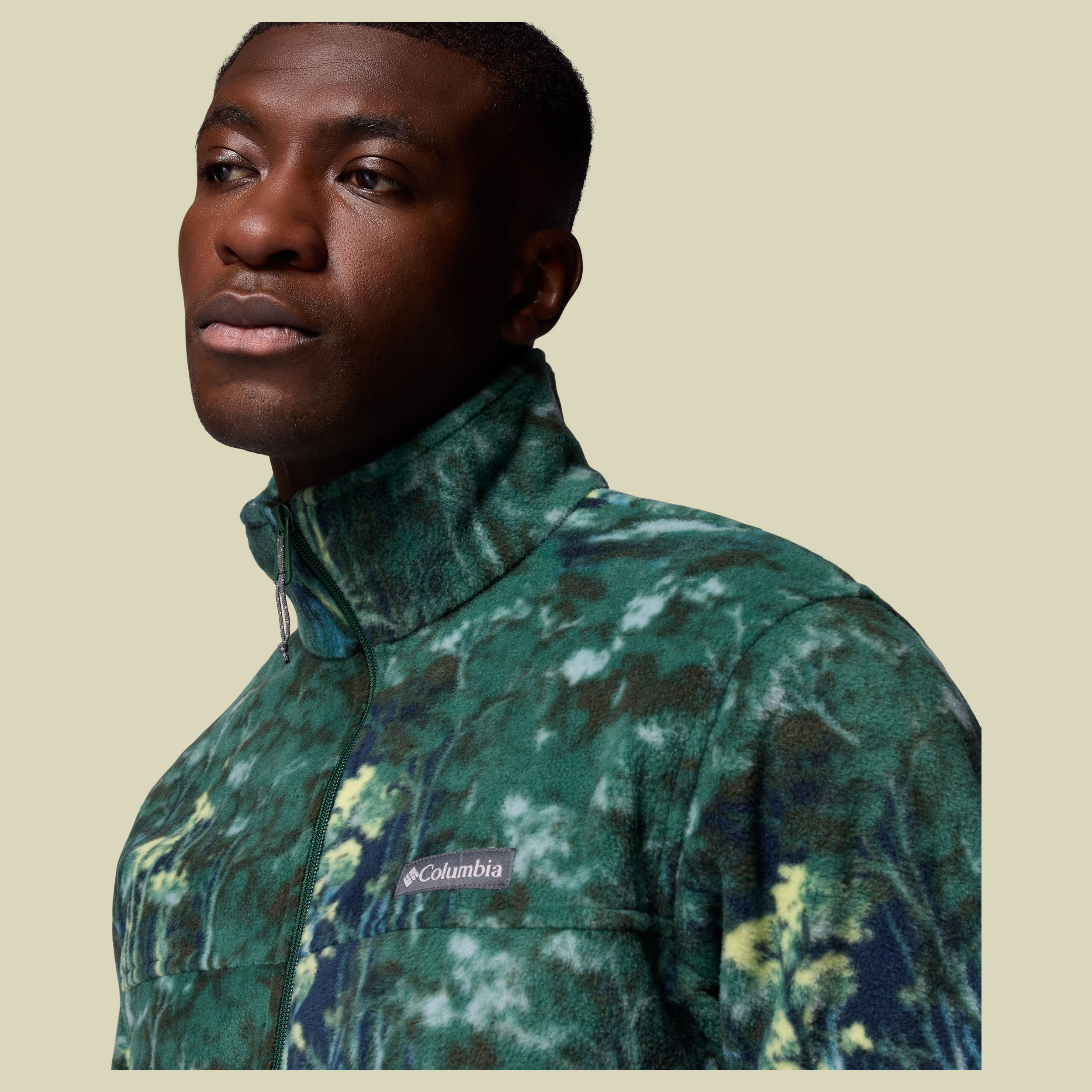 Steens Mountain Printed Jacket Men grün 2 XL - Farbe rain forest deschutestrees