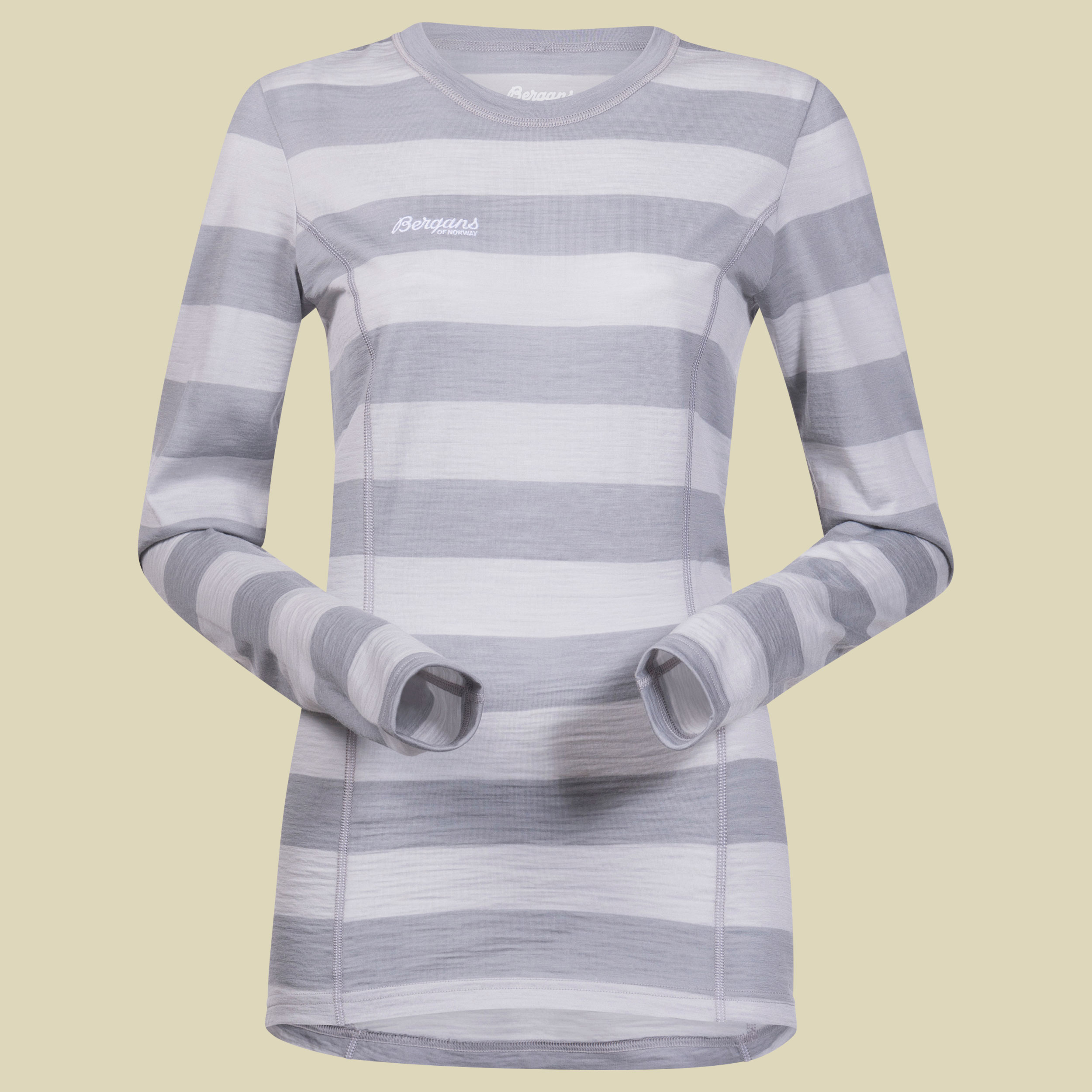 Soleie Lady Shirt Größe L Farbe aluminium/solid light grey striped