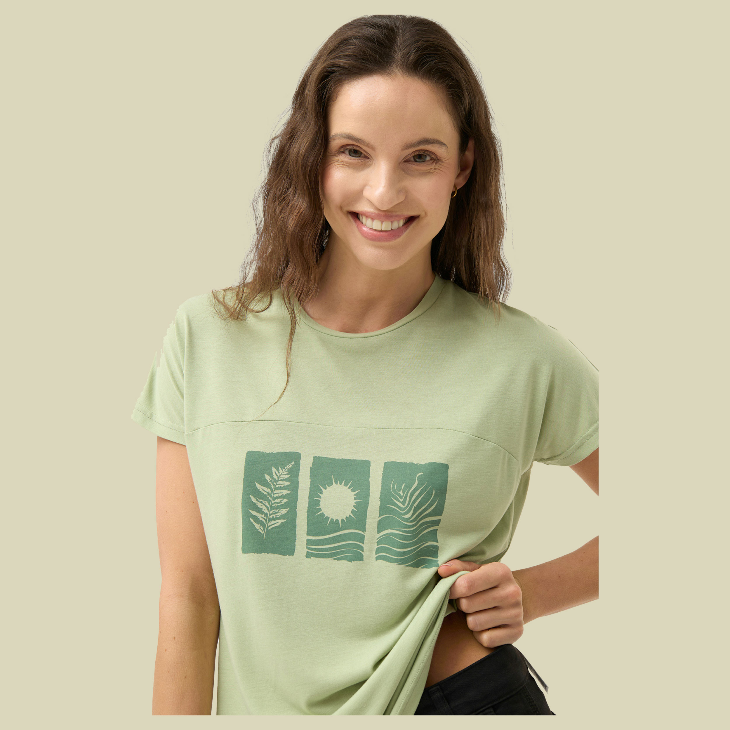 Pagosa Bamboo Lady T-Shirt XXL grün - green/green