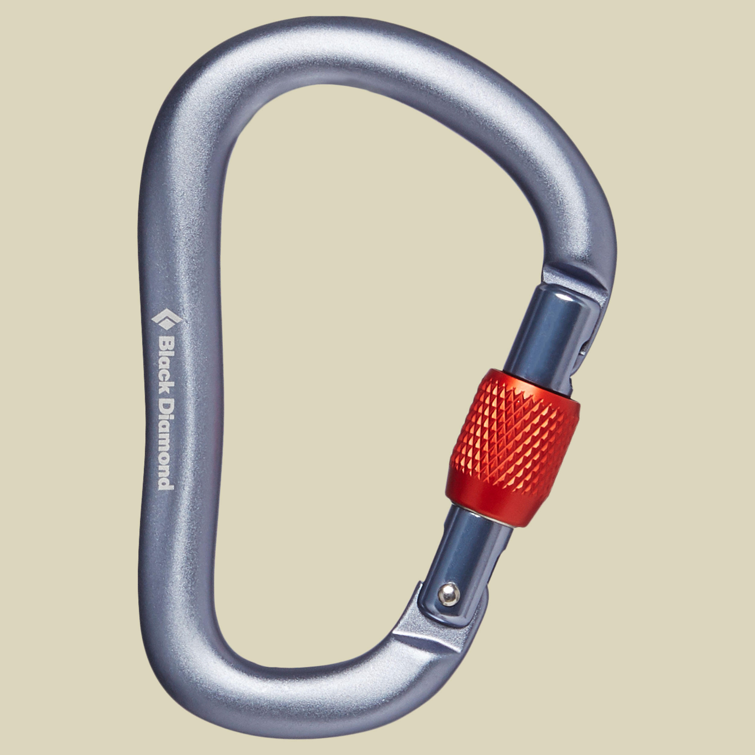 RockLock Screwgate Carabiner Farbe gray