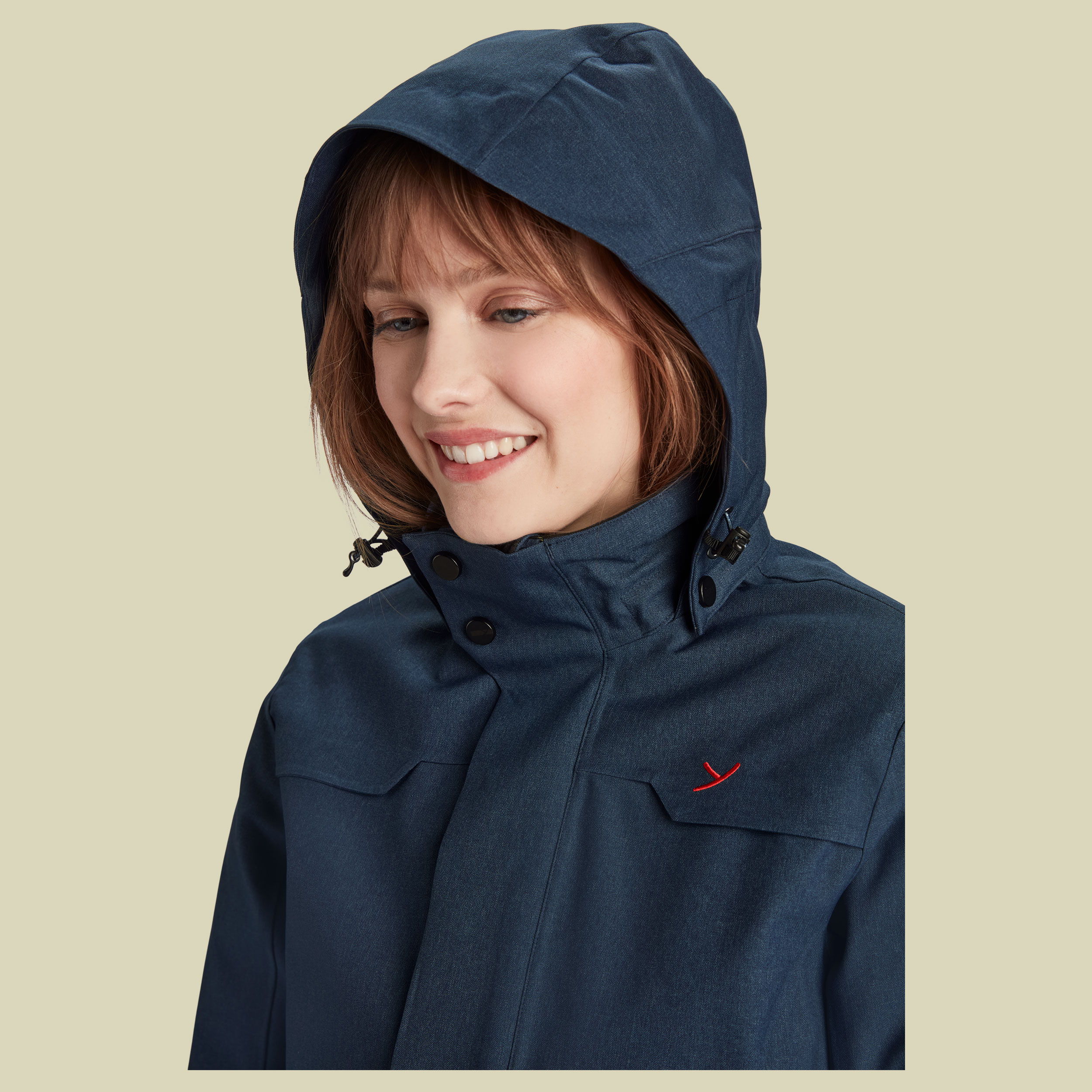 Tana Elegant Down Insulated Coat Women Größe L  Farbe dress blue