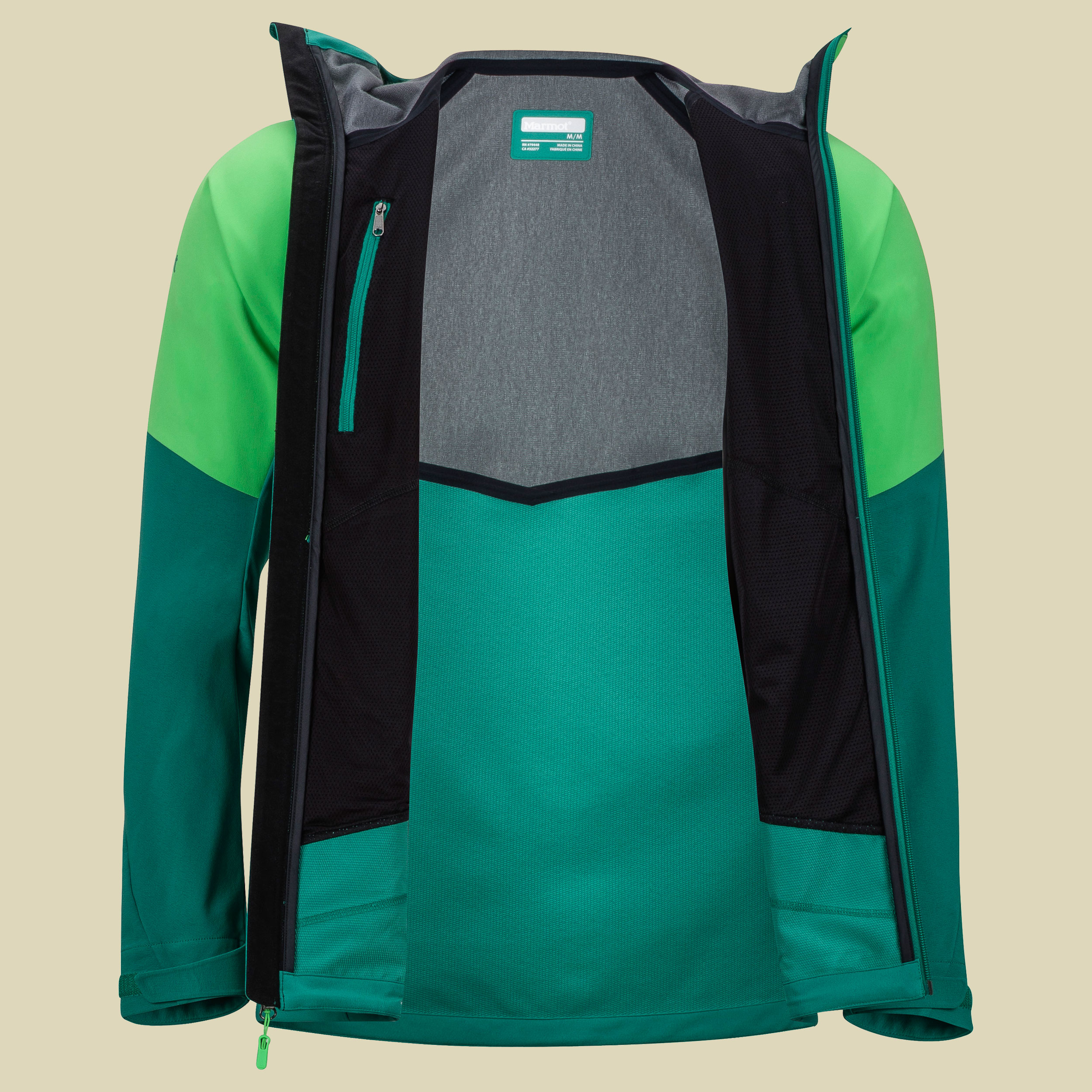 ROM Jacket Men Größe S Farbe emerald/shady glade