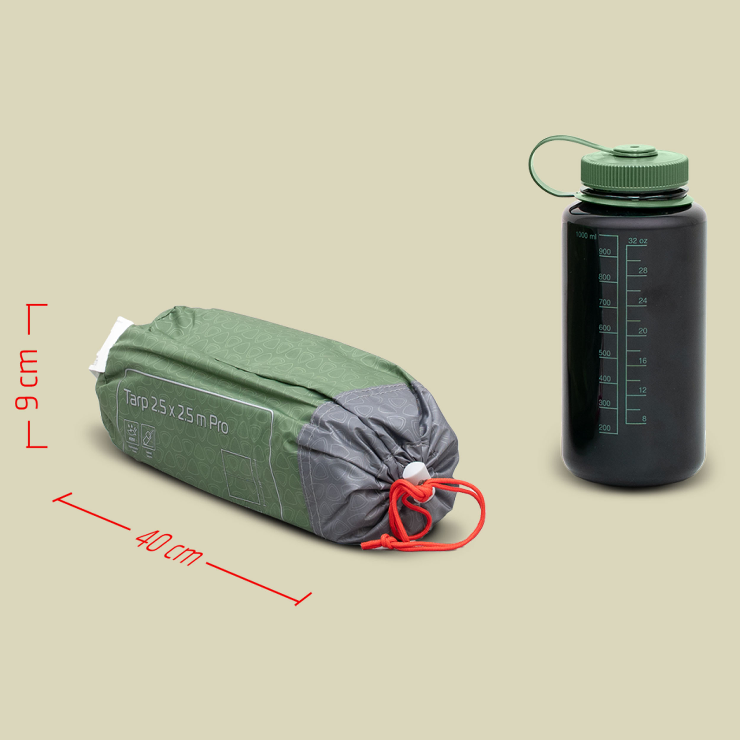 Tarp 2.5 x 2.5 Pro green