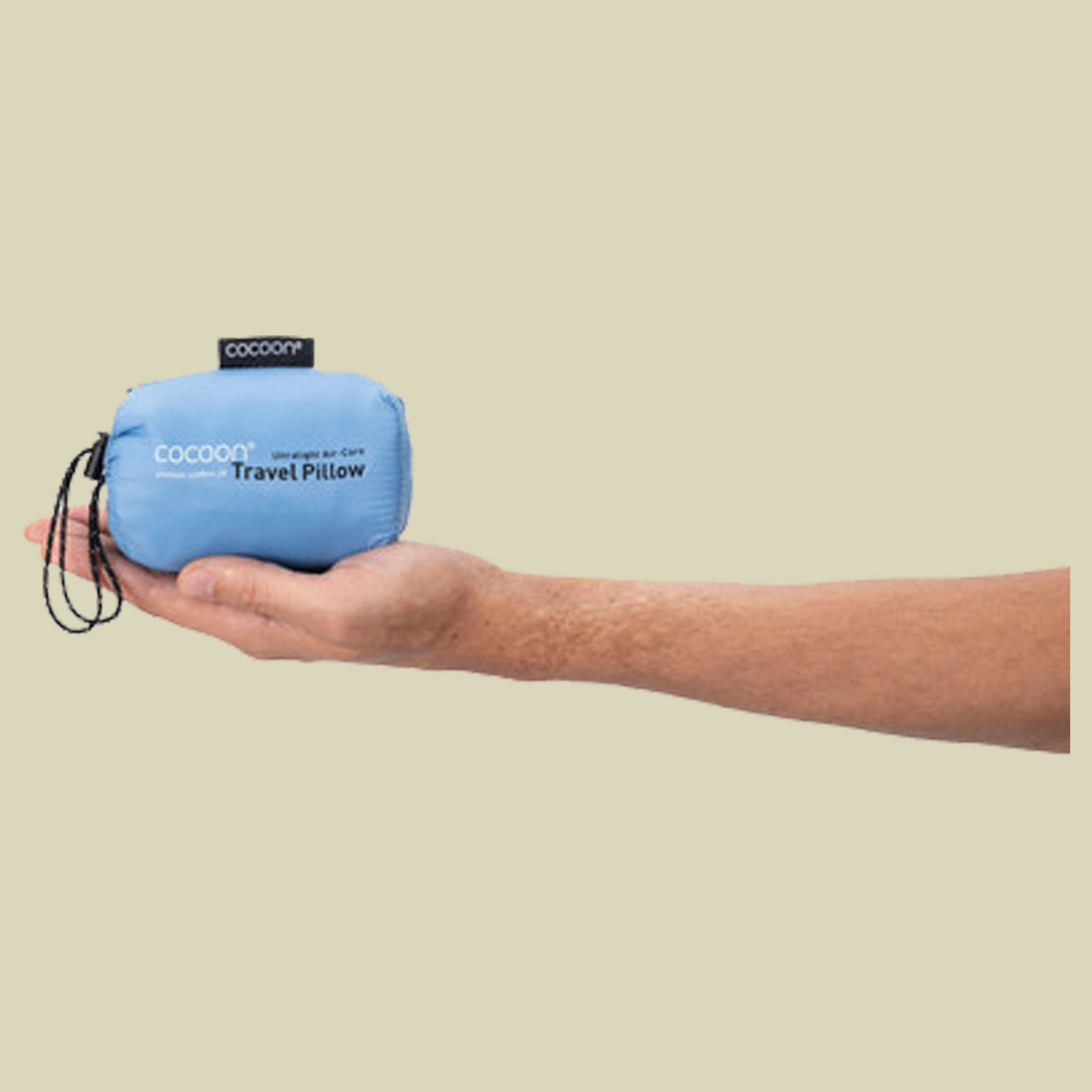 Air-Core Pillow ultra light 38 x 28 x 9 cm light blue/grey