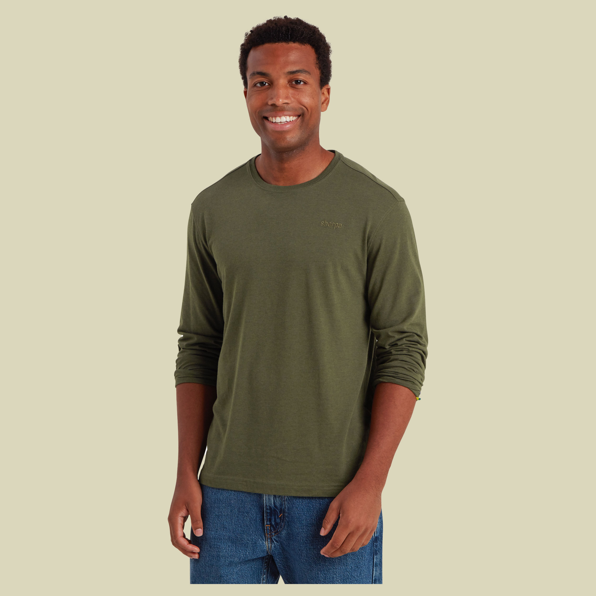 Bali L/S Crew Men XL grün - Farbe evergreen