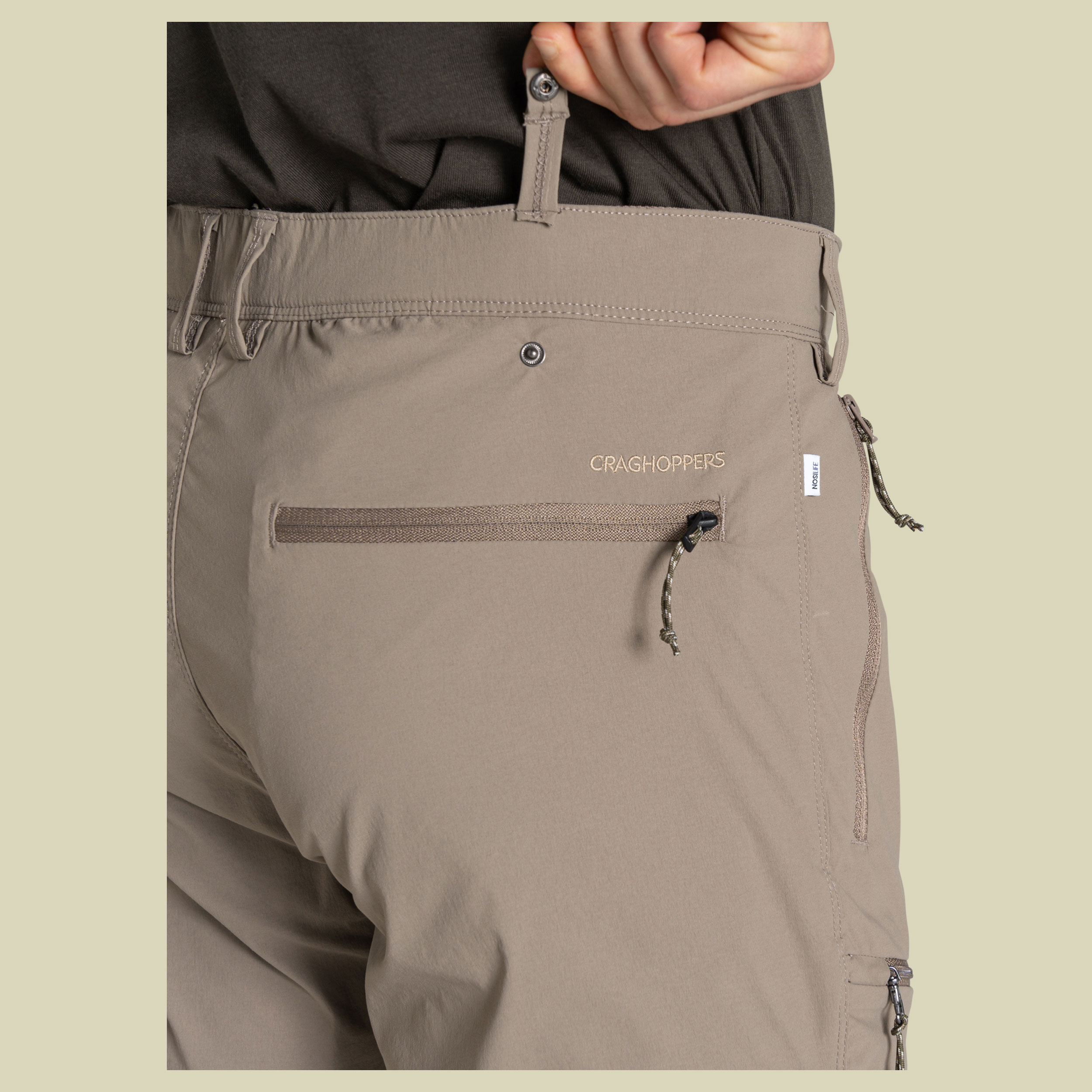 NosiLife Pro Trousers III Men 58 braun - pebble (42'')