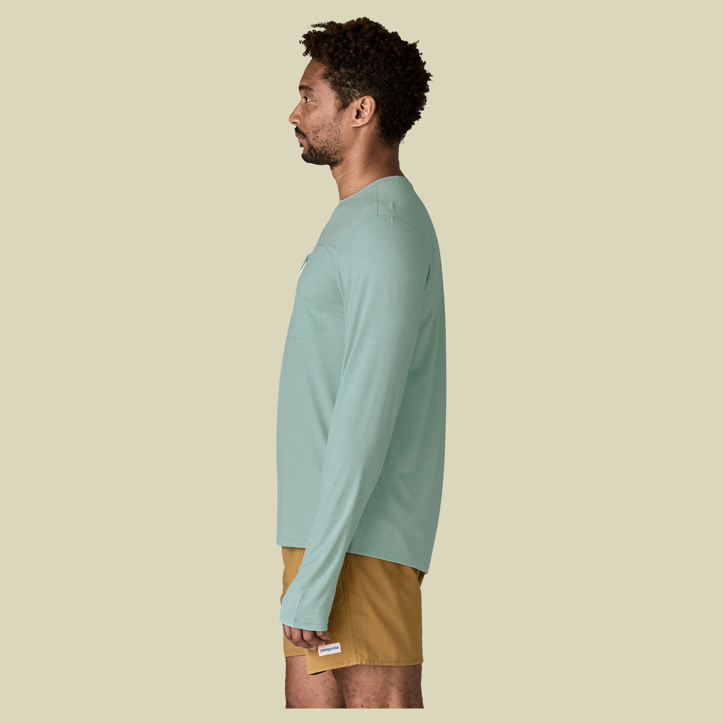 L/S Cap Cool Sun Shirt Men XL blau - thermal blue-thin ice x-dye