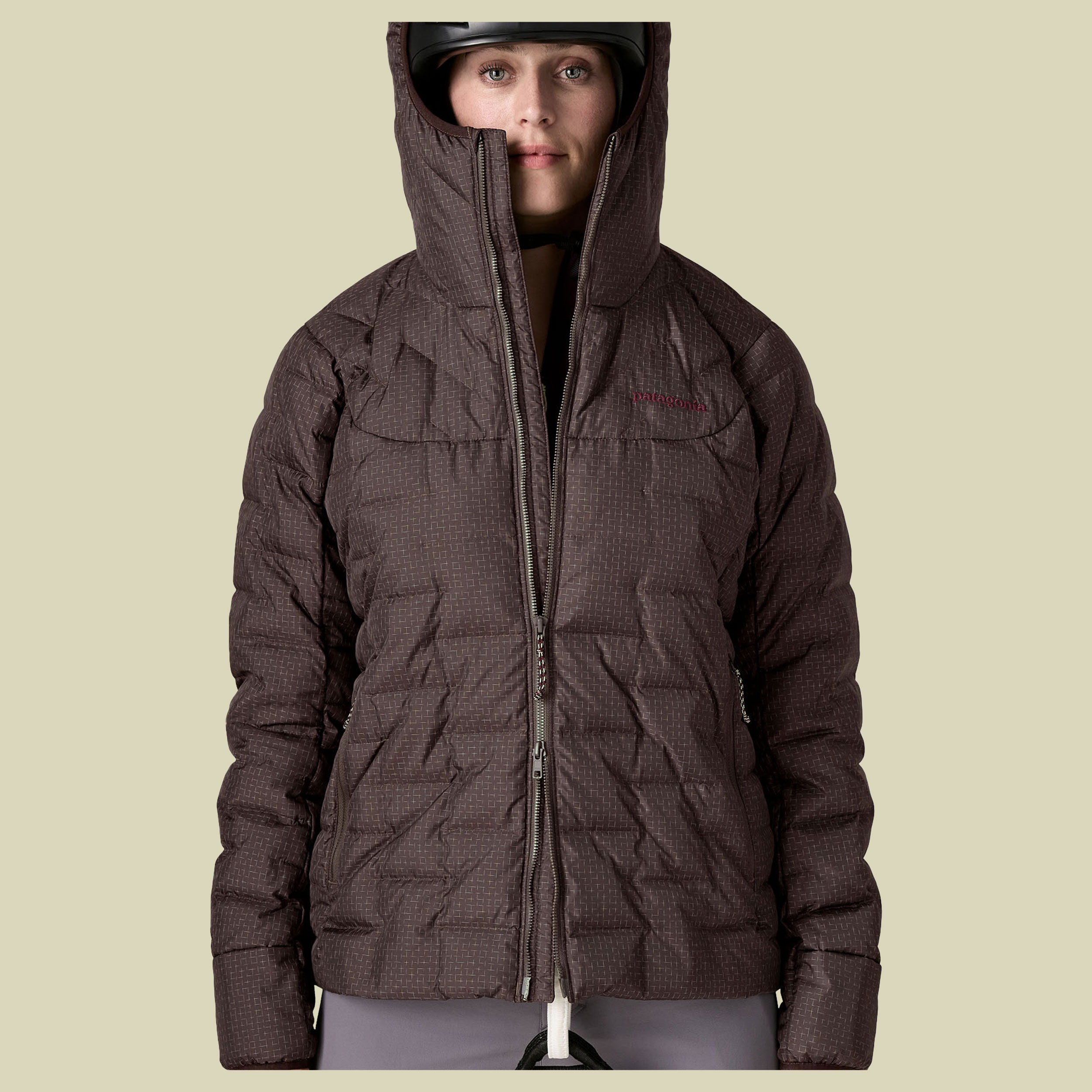 Durable Down Hoody Women XL braun - den brown