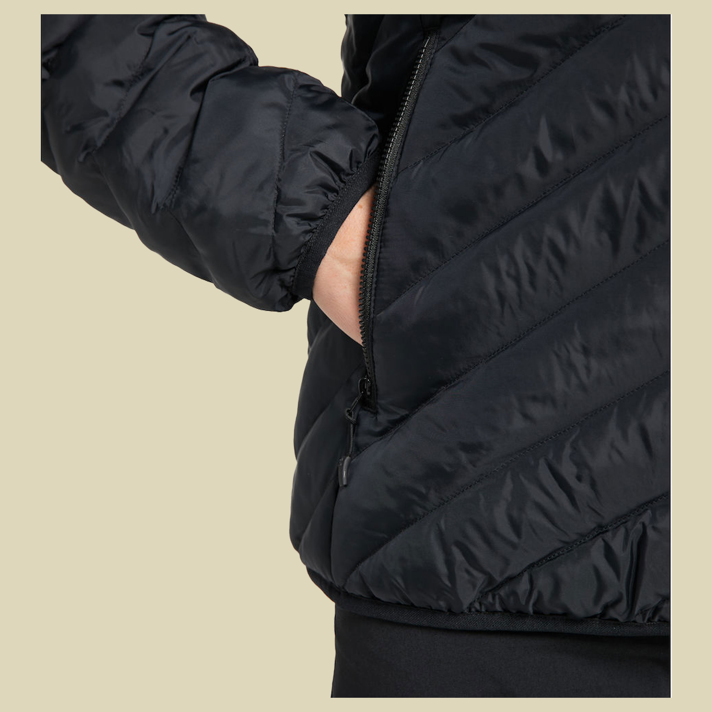 Särna Mimic Hood Women Größe XL Farbe true black