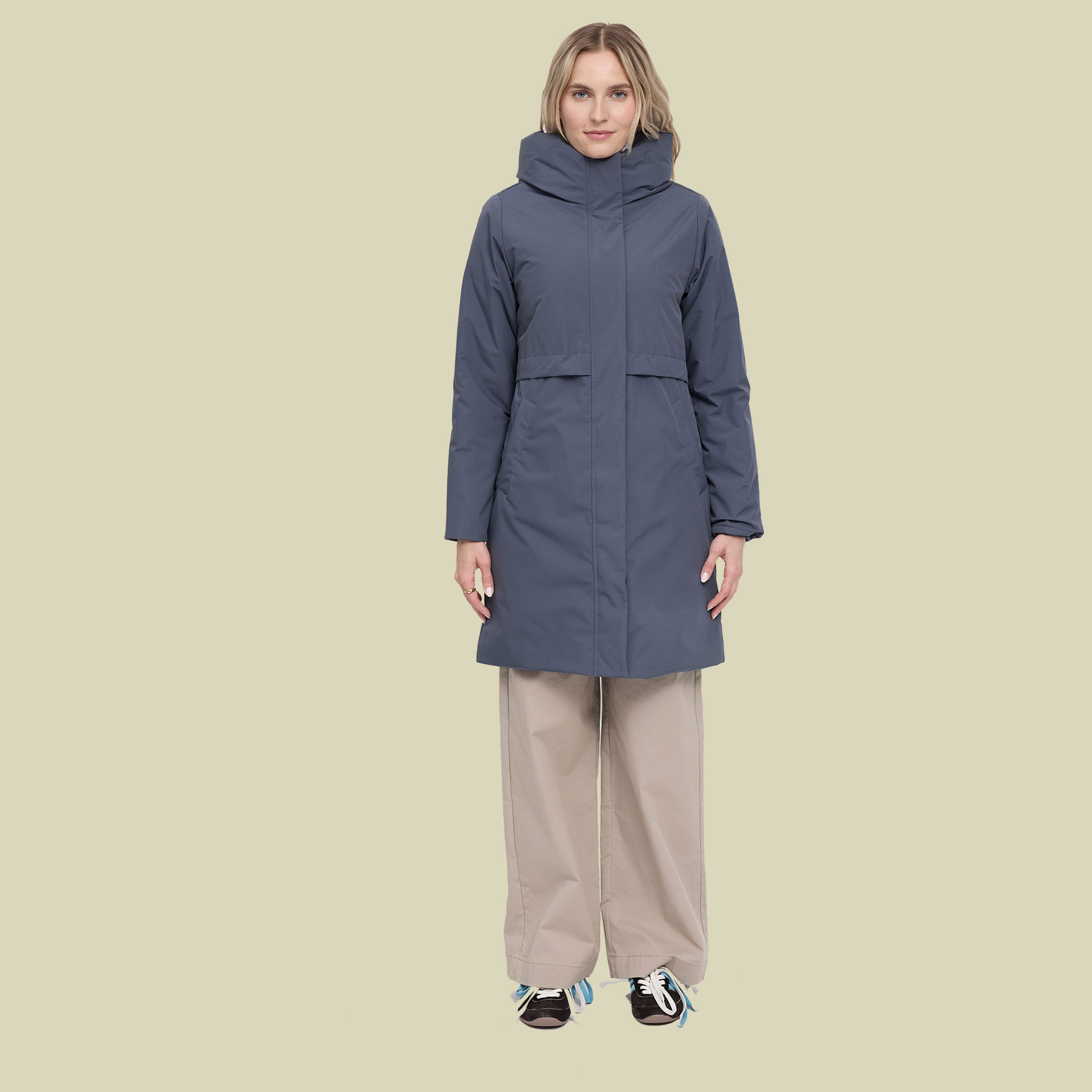 Basic Padded Parka Women XS blau1 - night flight