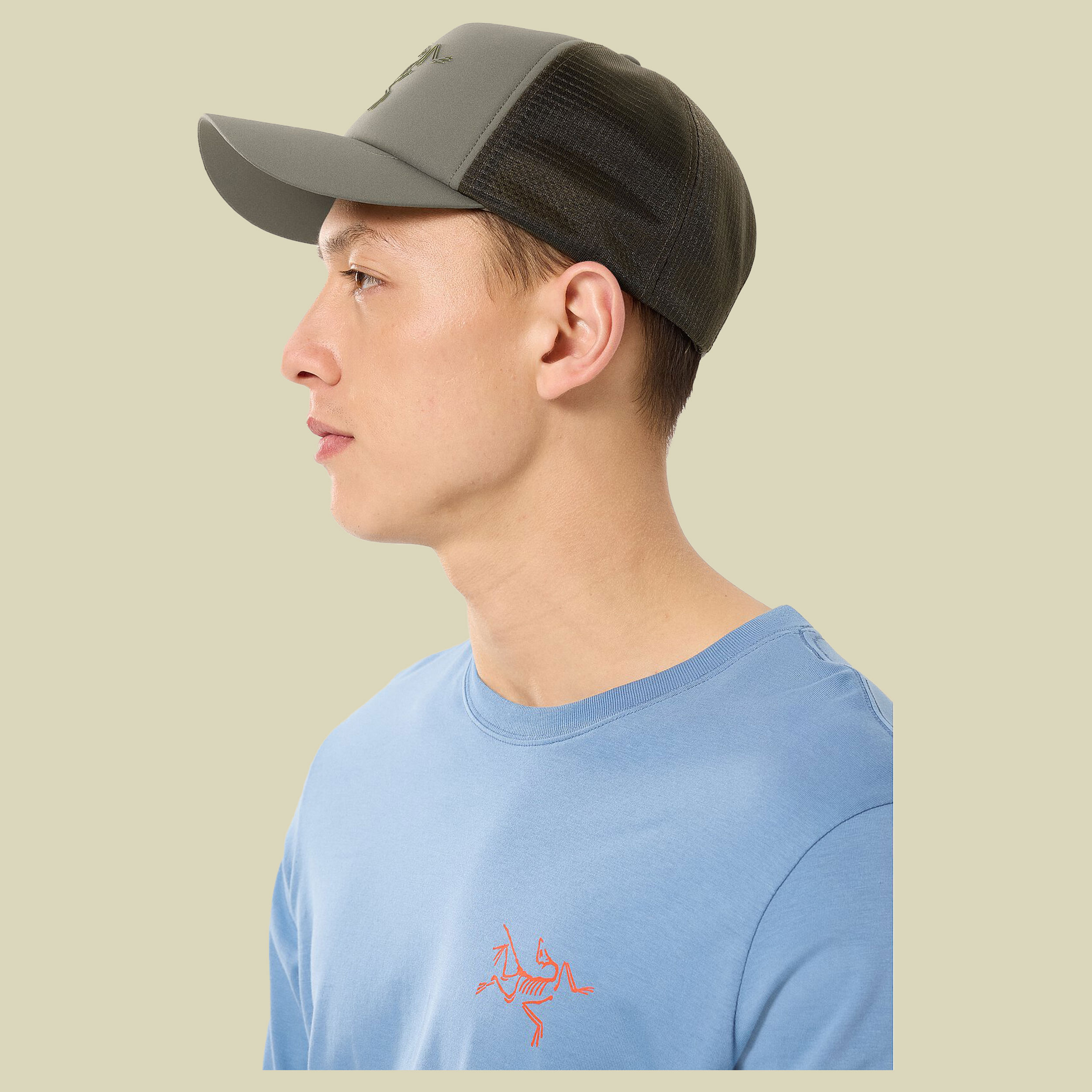 Bird Trucker Curved Hat Größe one size Farbe forage/tatsu