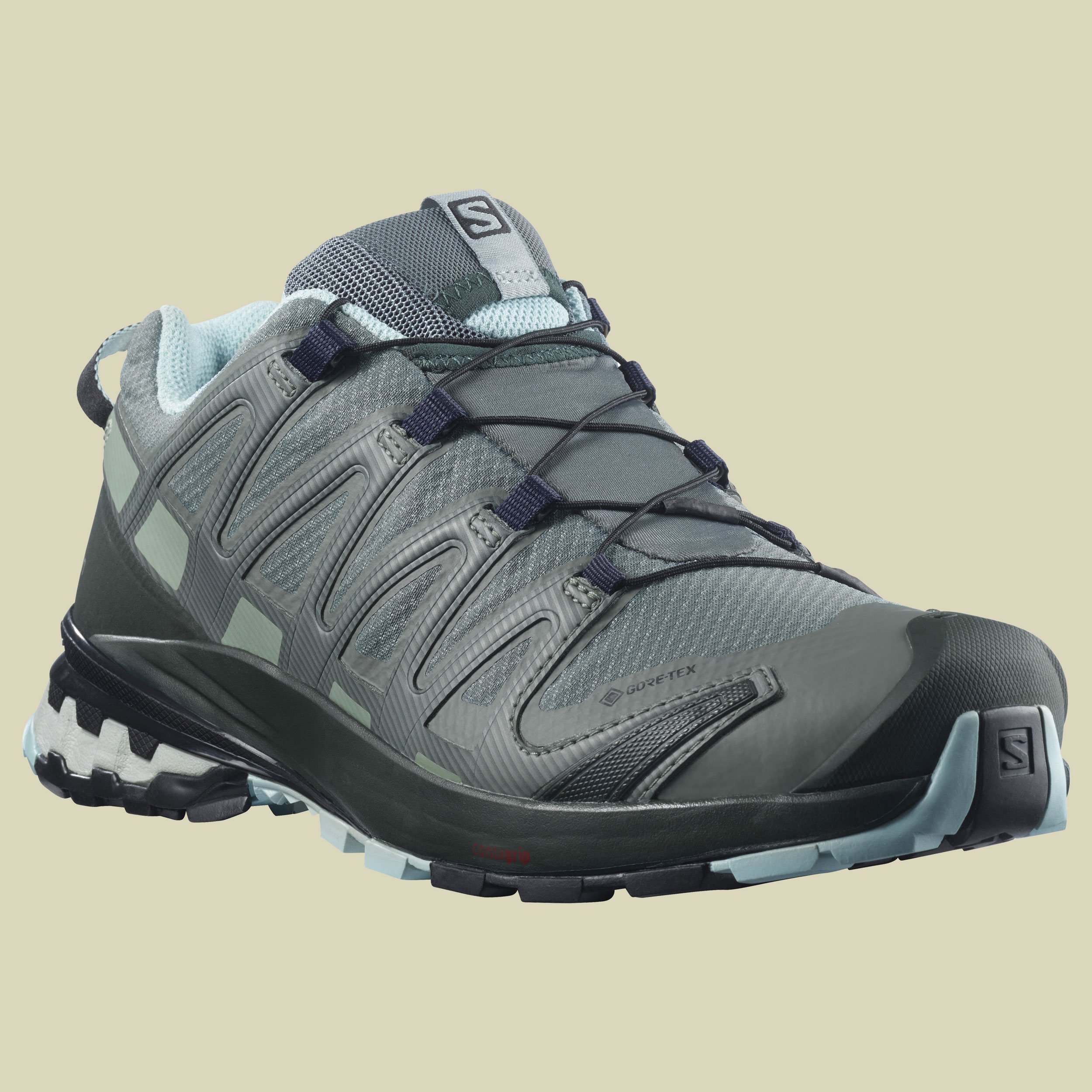XA PRO 3D V8 GTX Women Größe UK 4 Farbe gr/green gable