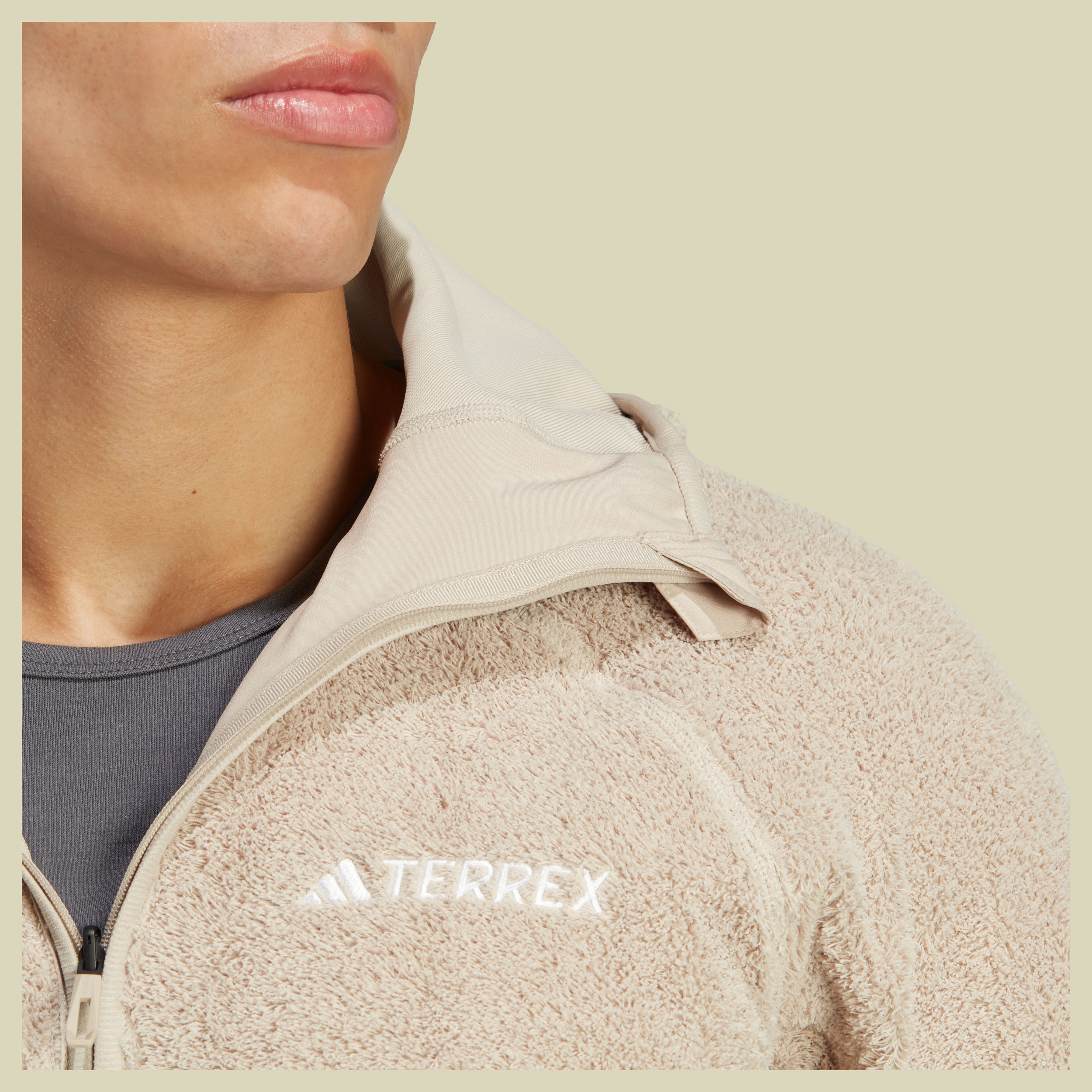 Terrex Techrock Reversible HP Fleece Jacket Men Größe XL Farbe wonder beige