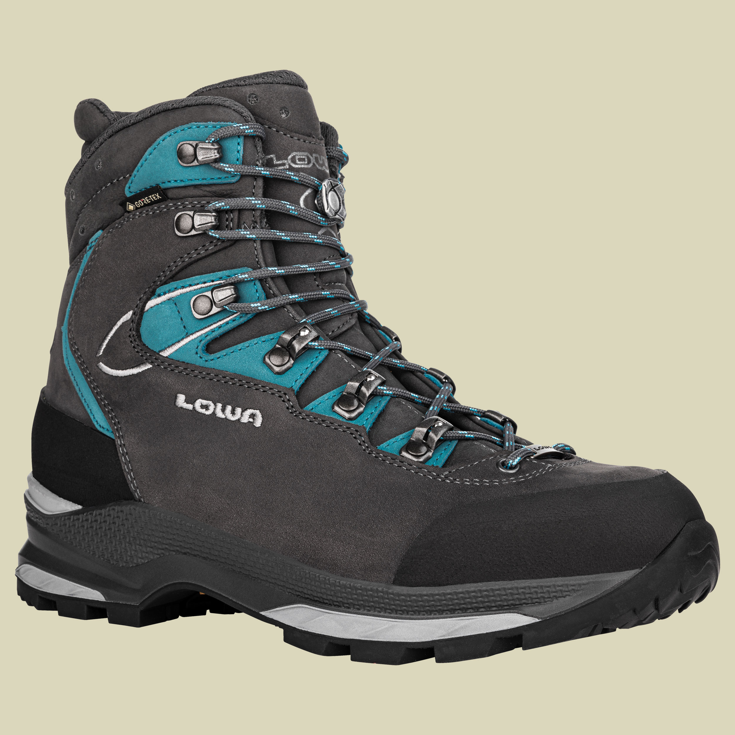 Mauria Evo GTX Wide Women UK 8 grau - anthrazit/türkis