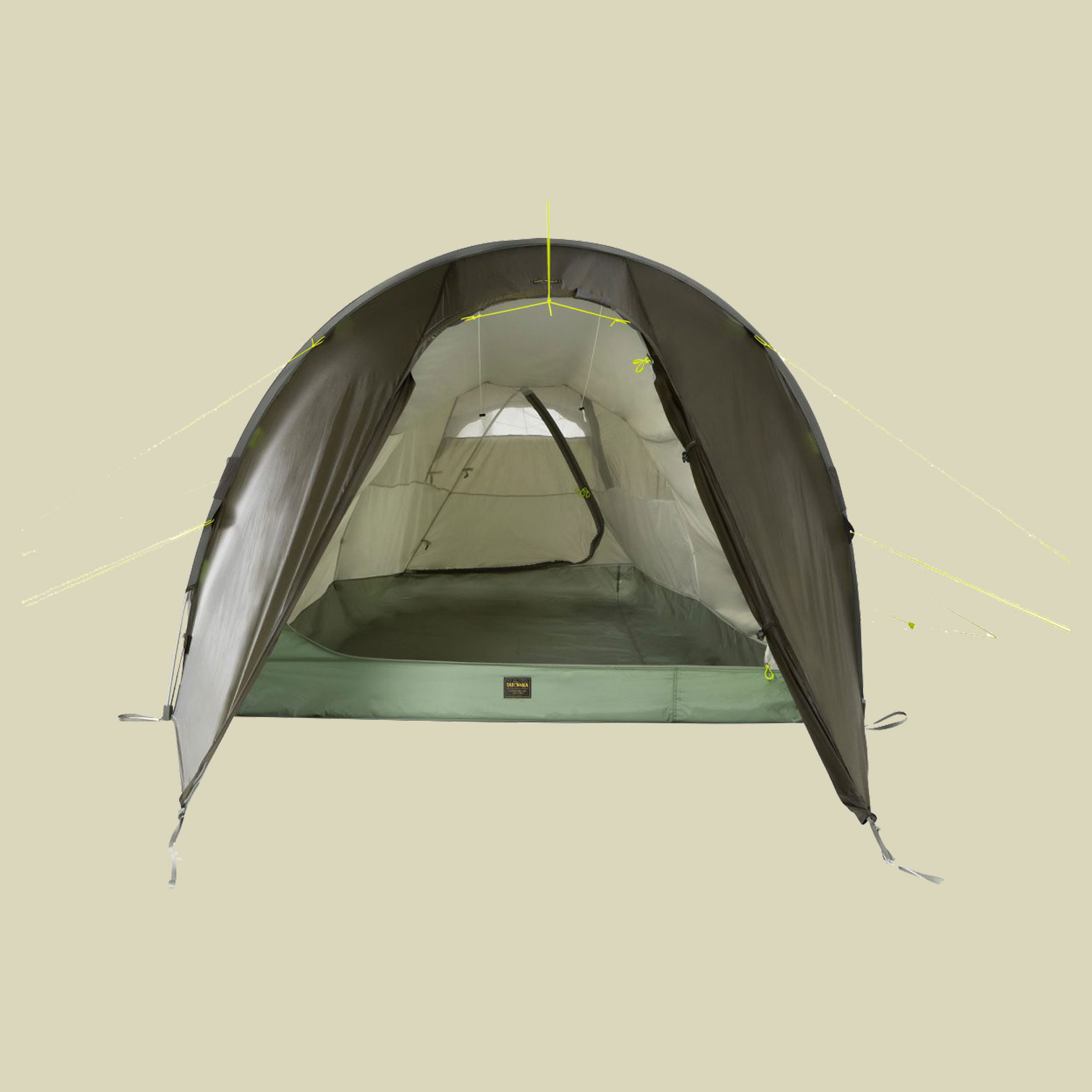 Gargia 3 2-3 Personen-Zelt Farbe stone grey olive