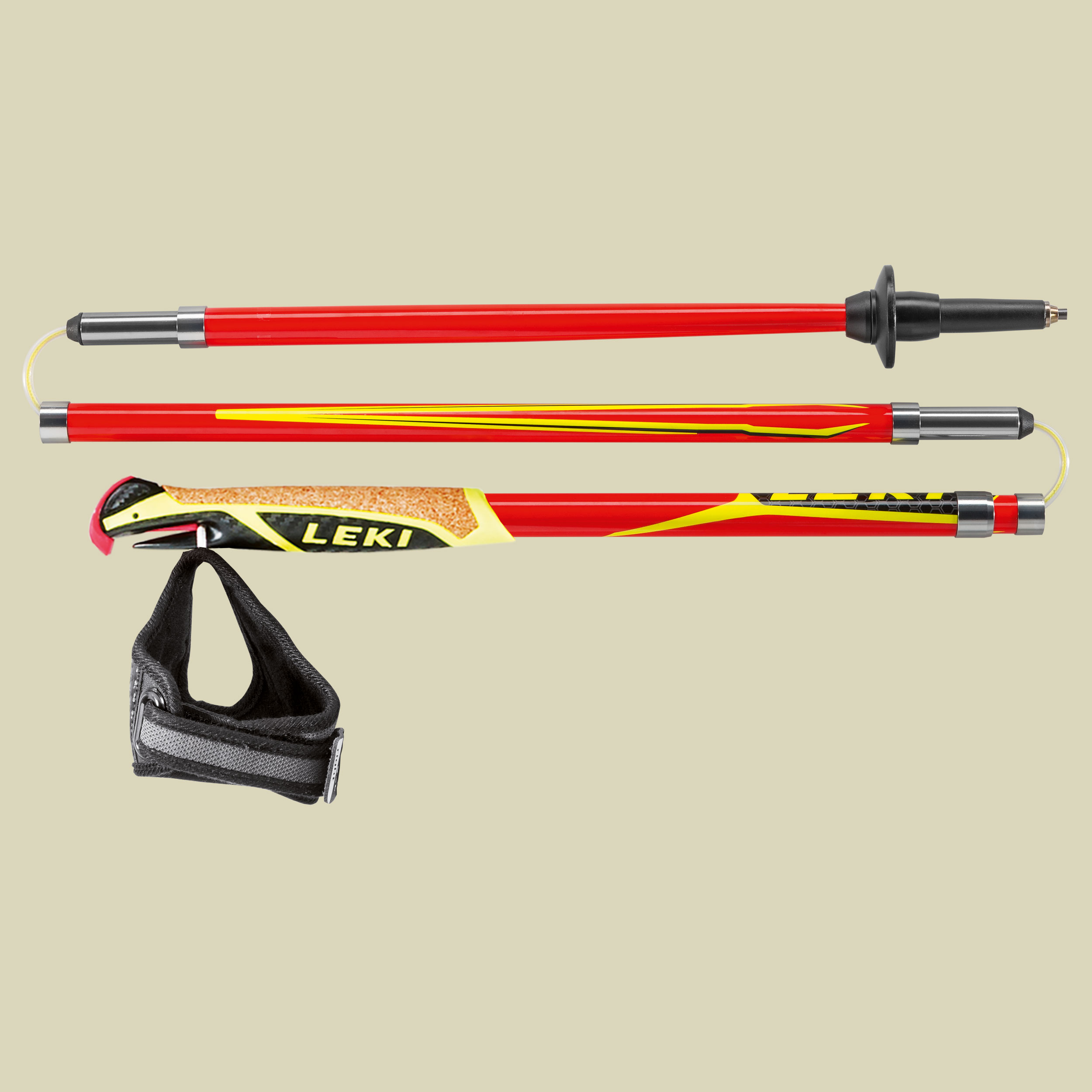 Micro Trail Pro Länge 125 cm Farbe rot