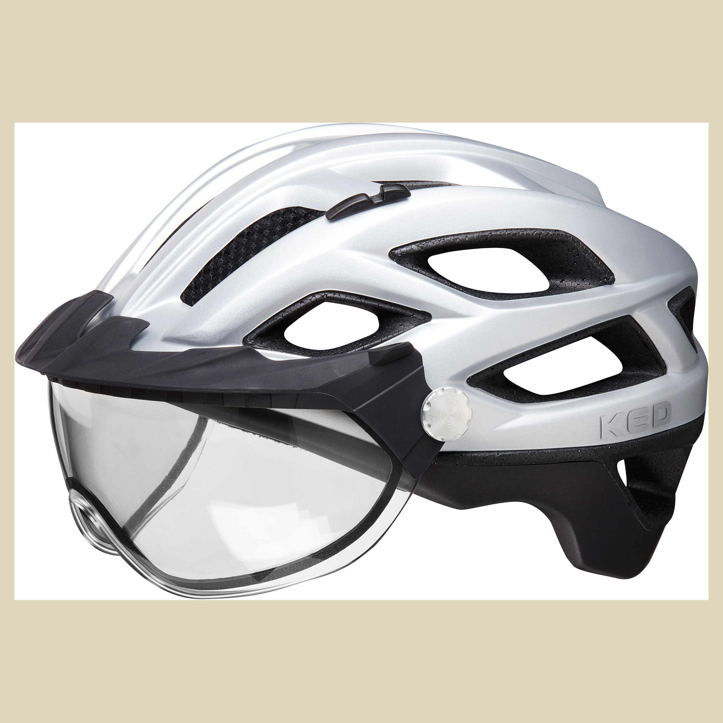 Covis Lite Kopfumfang M 52-58 cm Farbe silver black matt