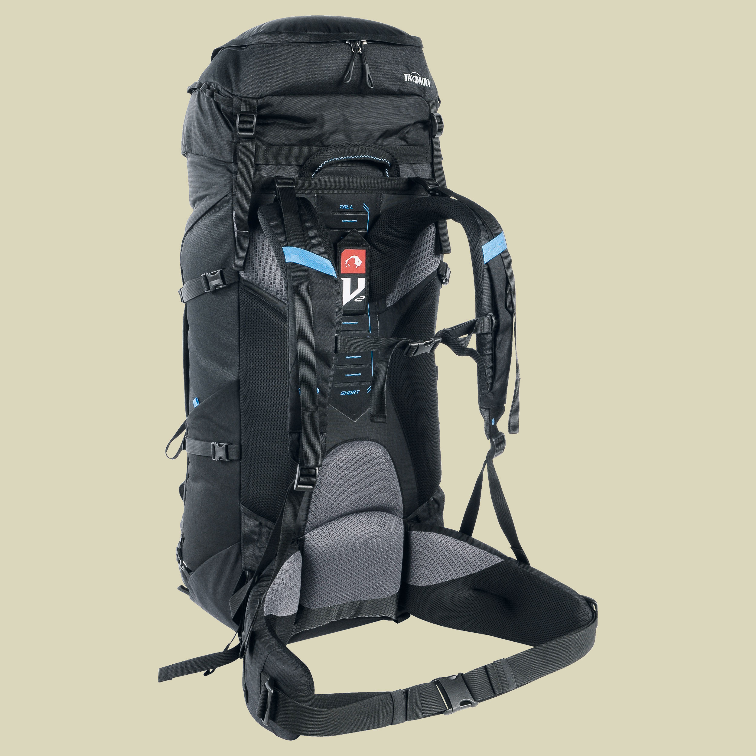 Yukon 70+10  Volumen 70 L + 10 L Farbe black