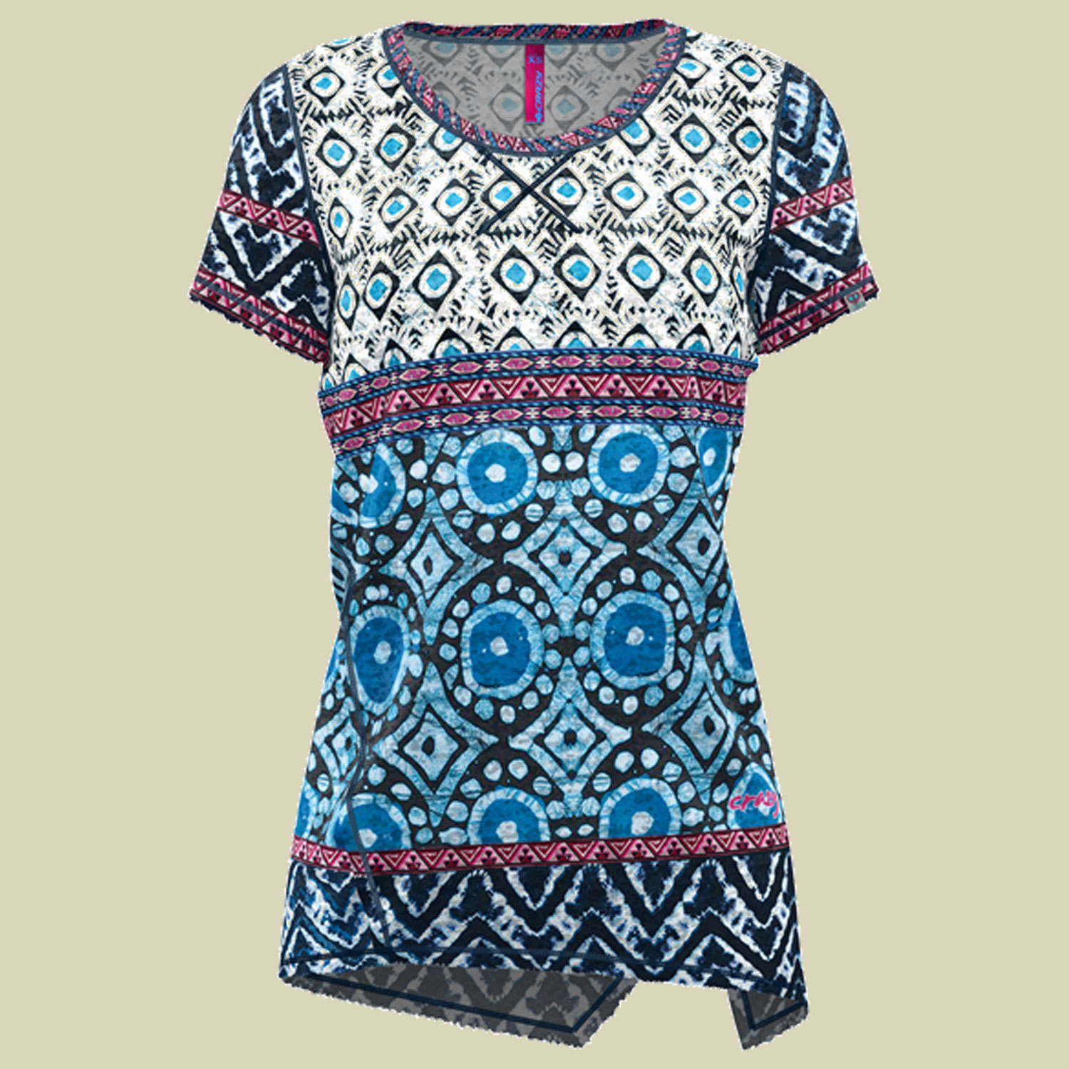 T-Shirt Aloha Women Größe L  Farbe shibori