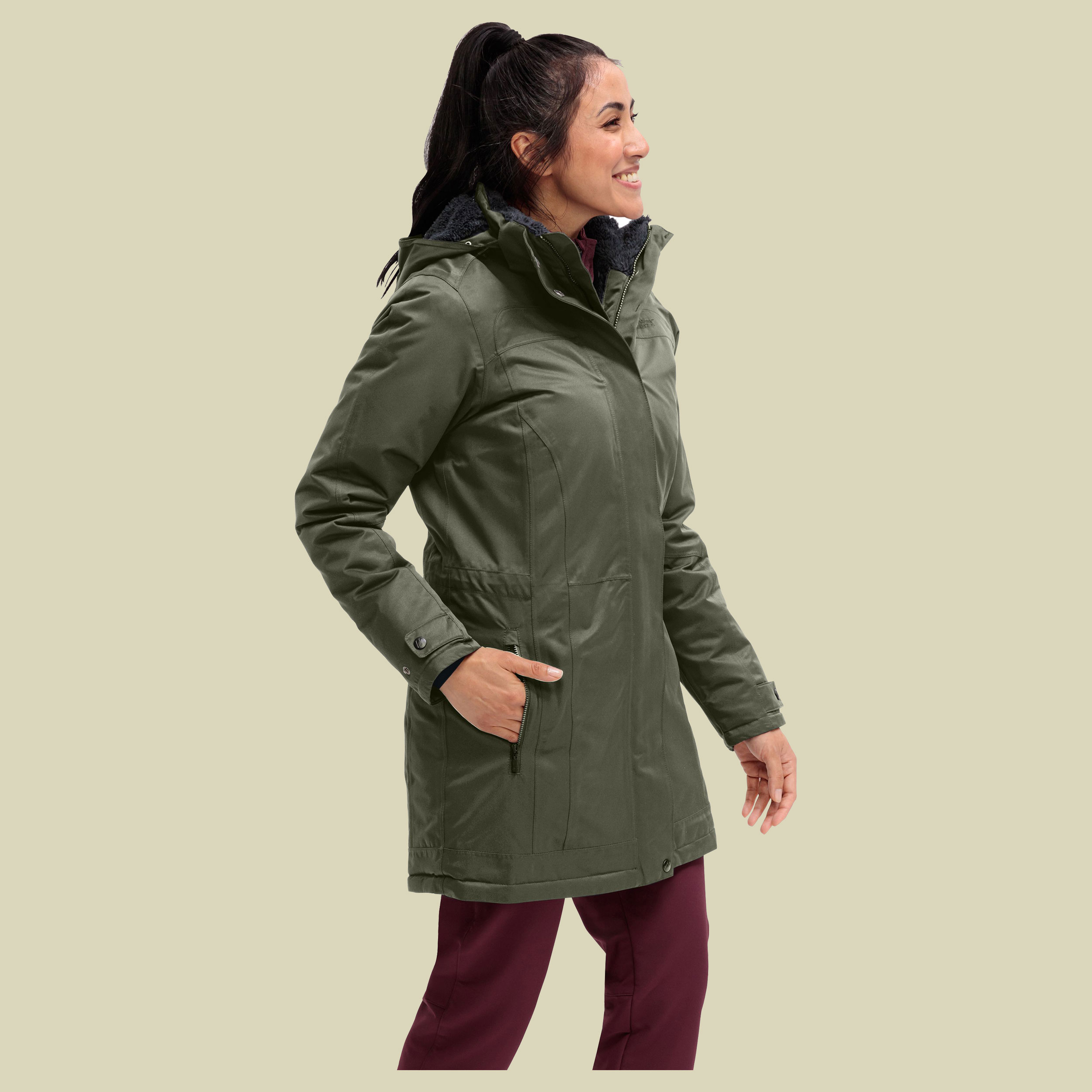 Lisa 2.1 Mantel Women grün 44 - green goose