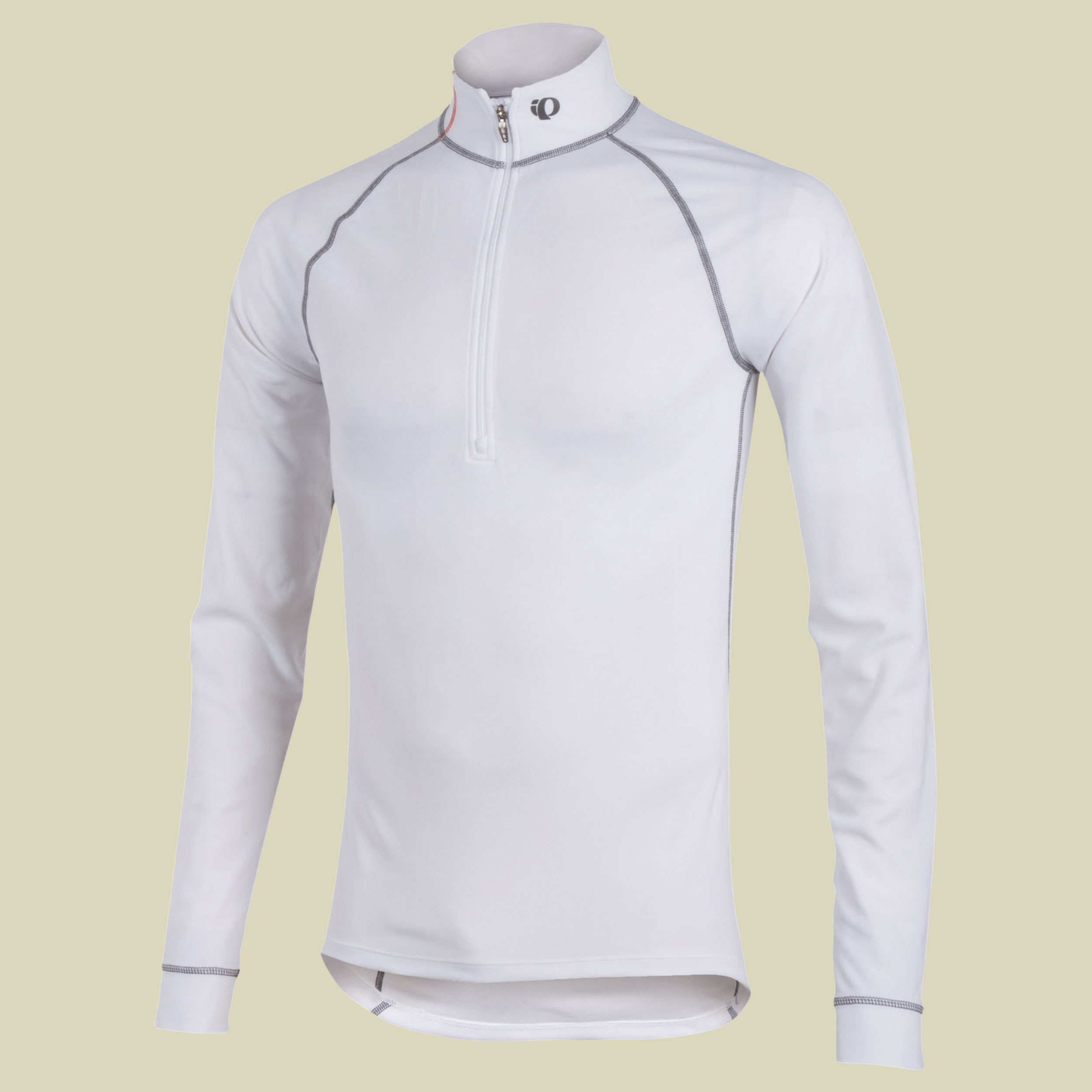 Transfer Neck Zip Longsleeve Größe S Farbe white