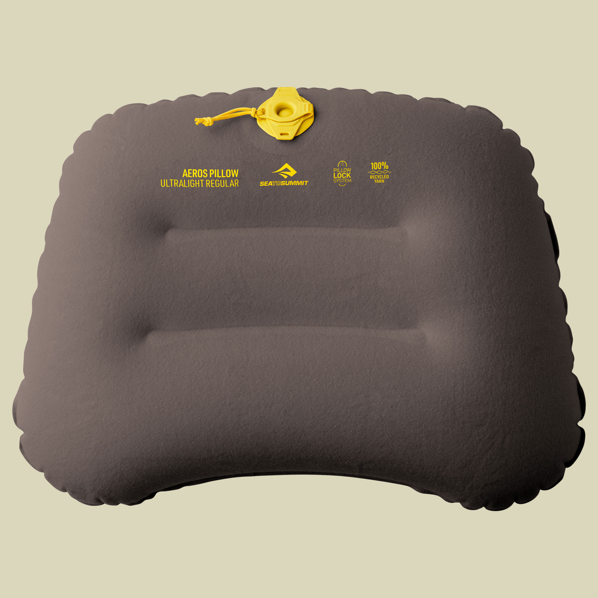 Aeros Ultralight Pillow large schwarz - Farbe beluga