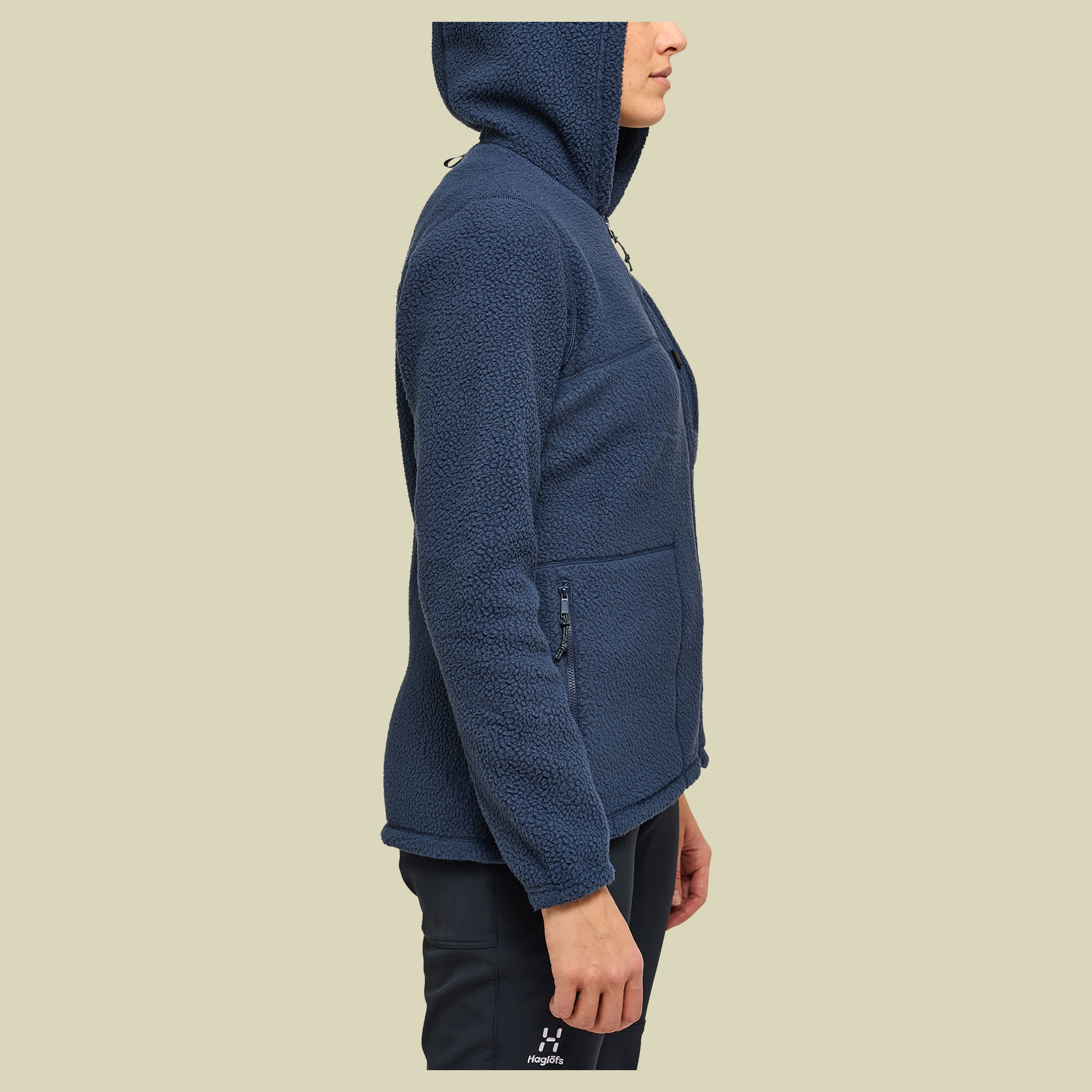 Malung Pile Hood Women Größe XL Farbe tarn blue