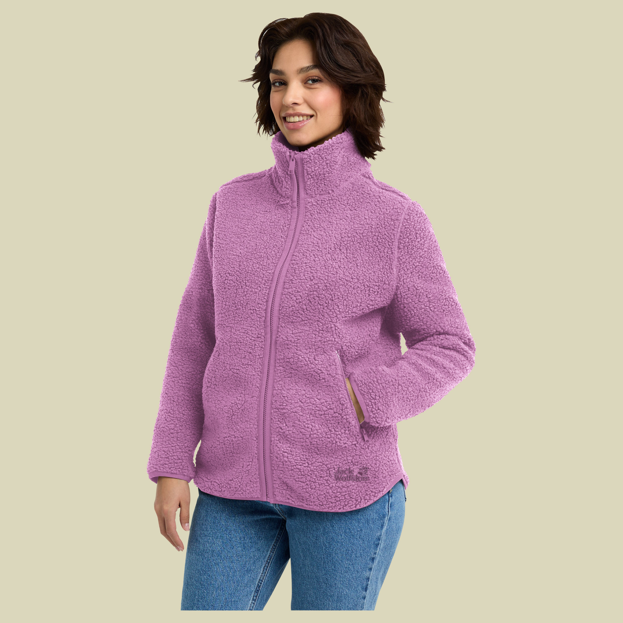 High Curl Jacket Women lila XXL - vivid orchid