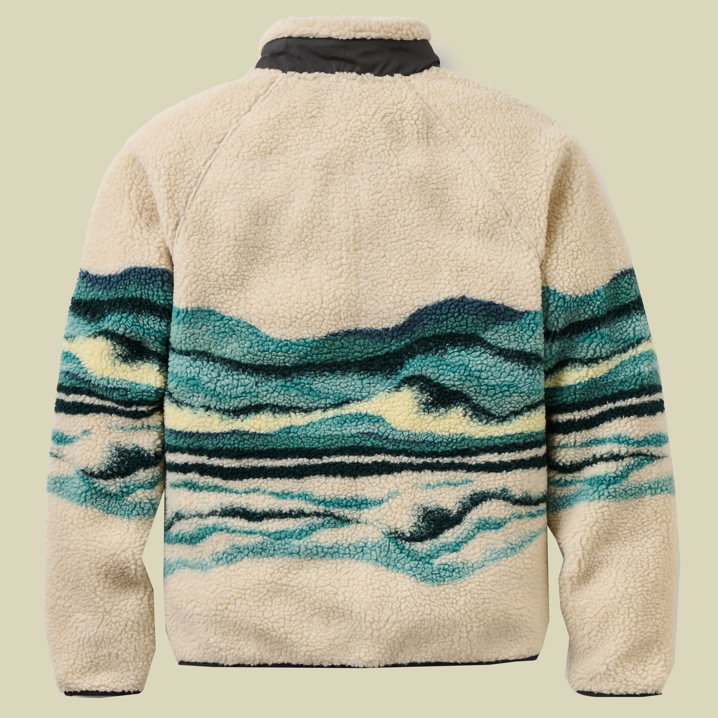 Offroad Recycled Sherpa 1/2 Zip Fleece Men XL mehrfarbig I - reflection birch