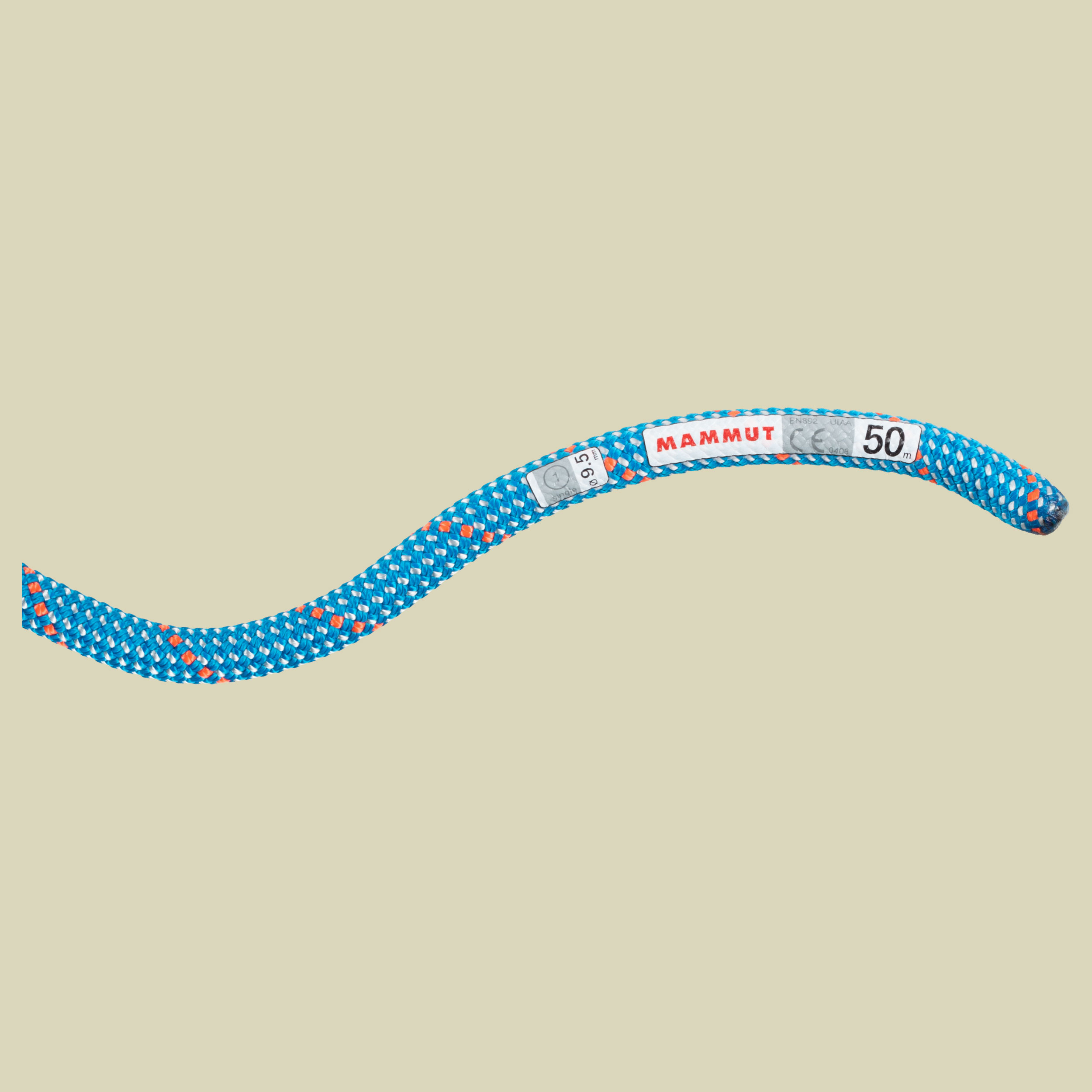 9.5 Crag Classic Rope Länge 70 m Farbe Classic Standard blue-white