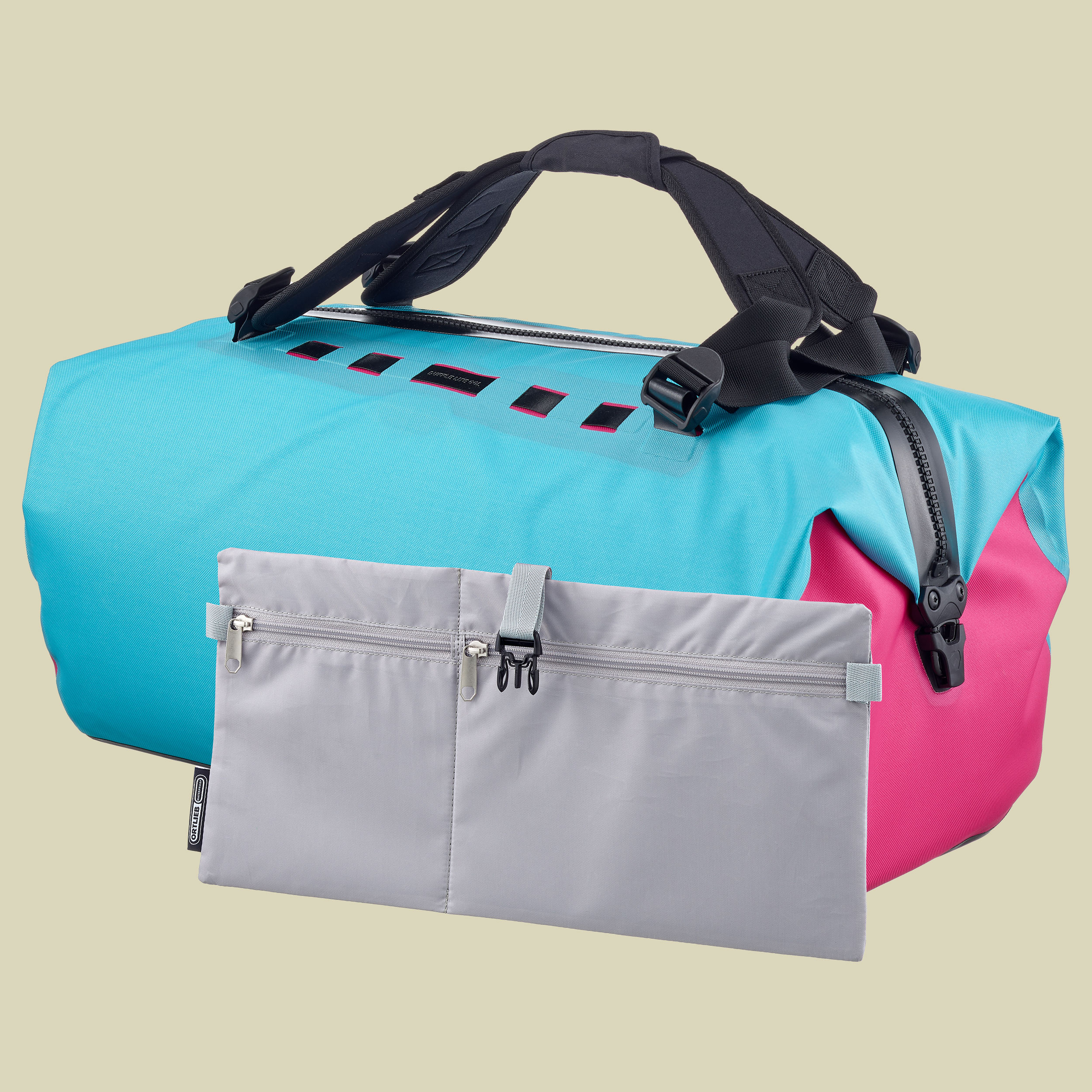 Duffle Lite 60 L blau - cyber blue-cyber pink
