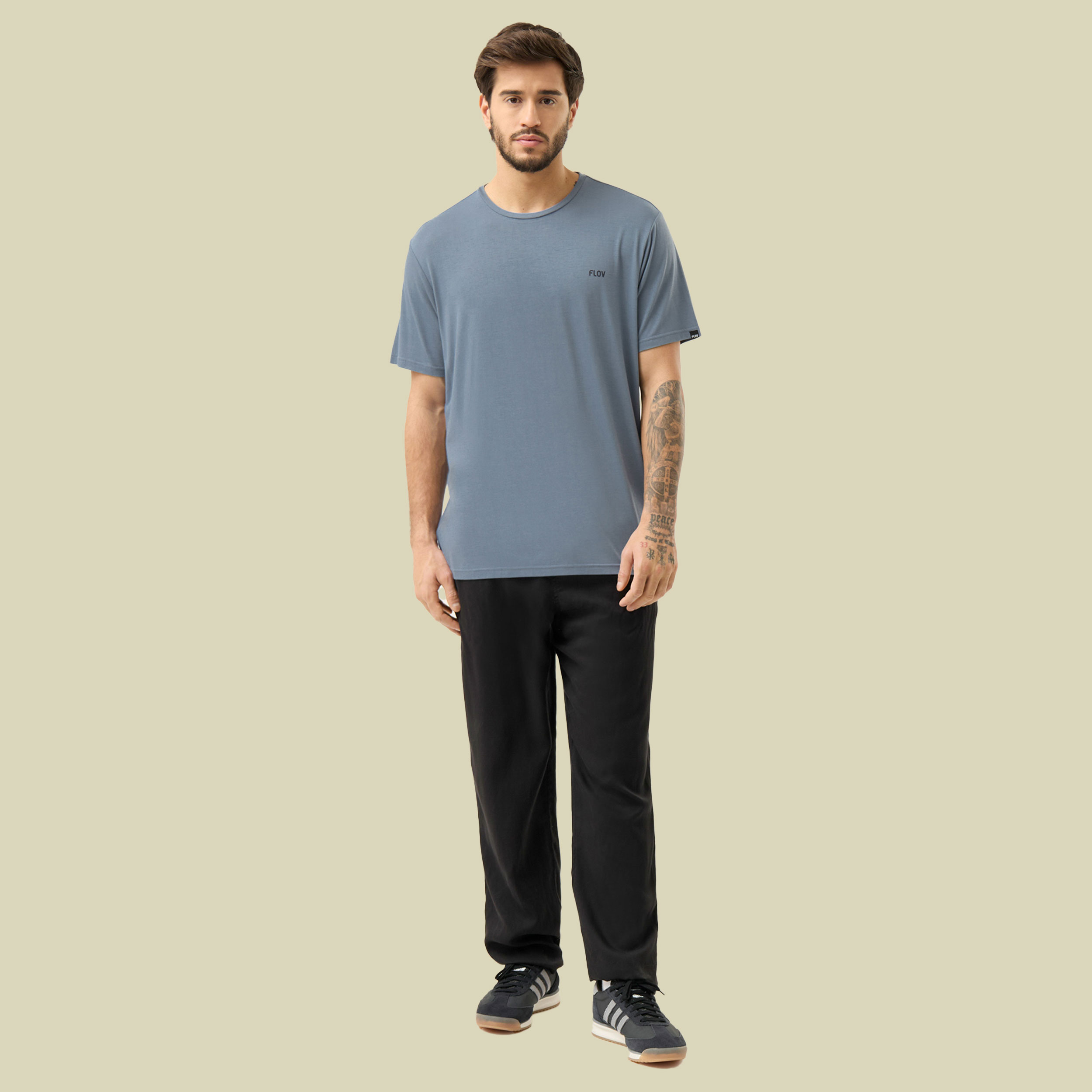 Yuba Bamboo Man T-Shirt XL blau - blue