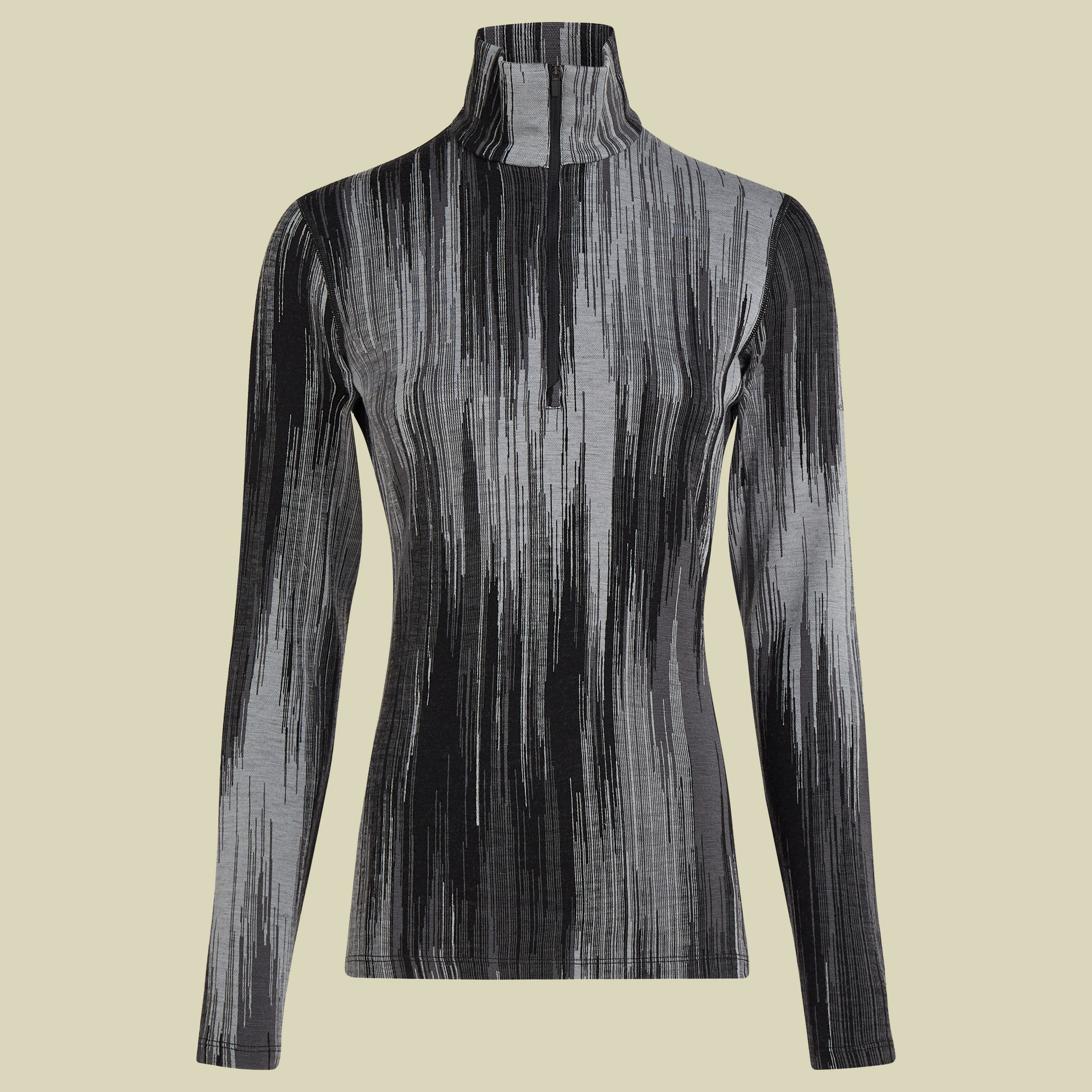 Merino 260 Vertex LS Half Zip Peak AOP Women XL grau - black/obsidian/alloy/J