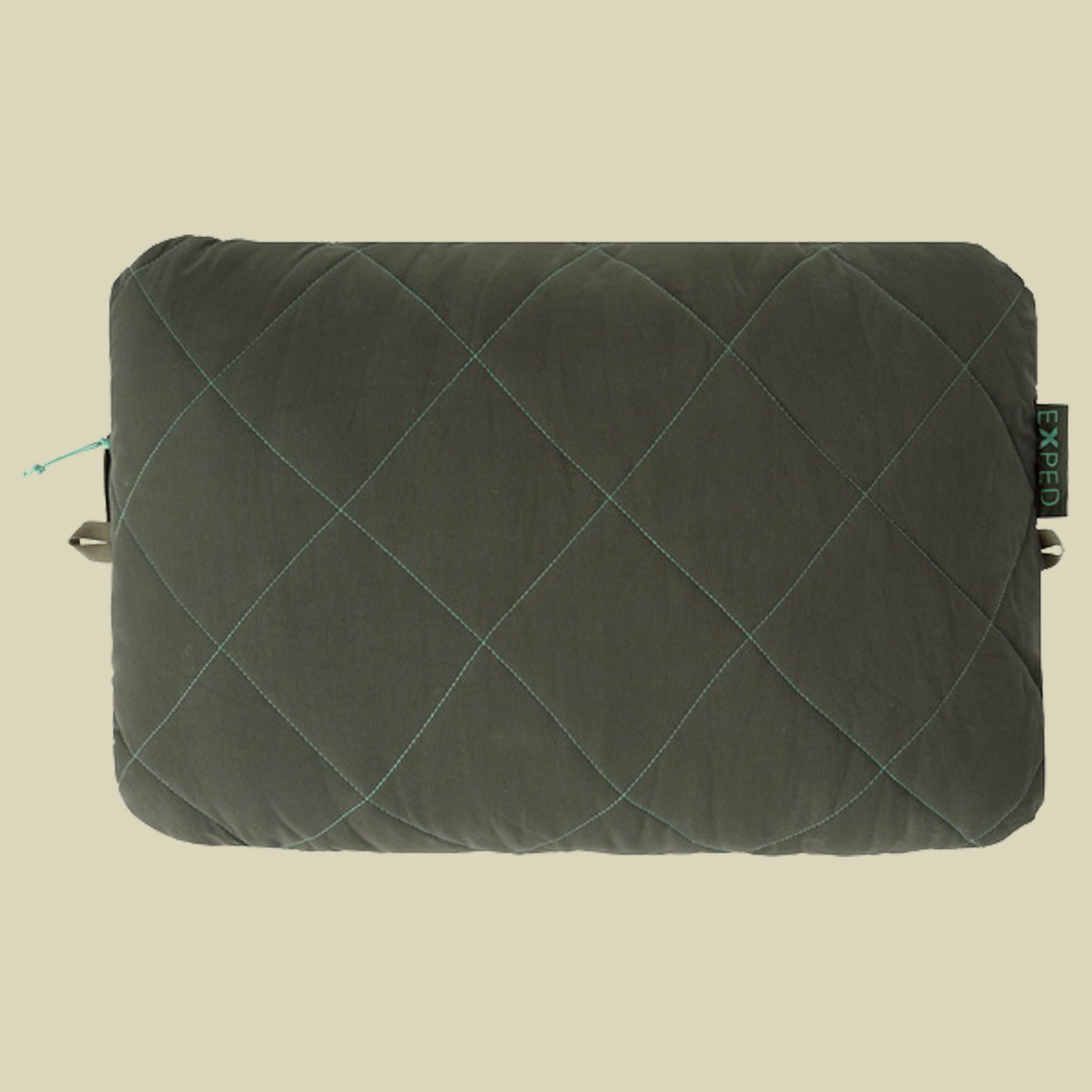 Luxewool Pillow 60 x 40 x 12 cm grün - moraine