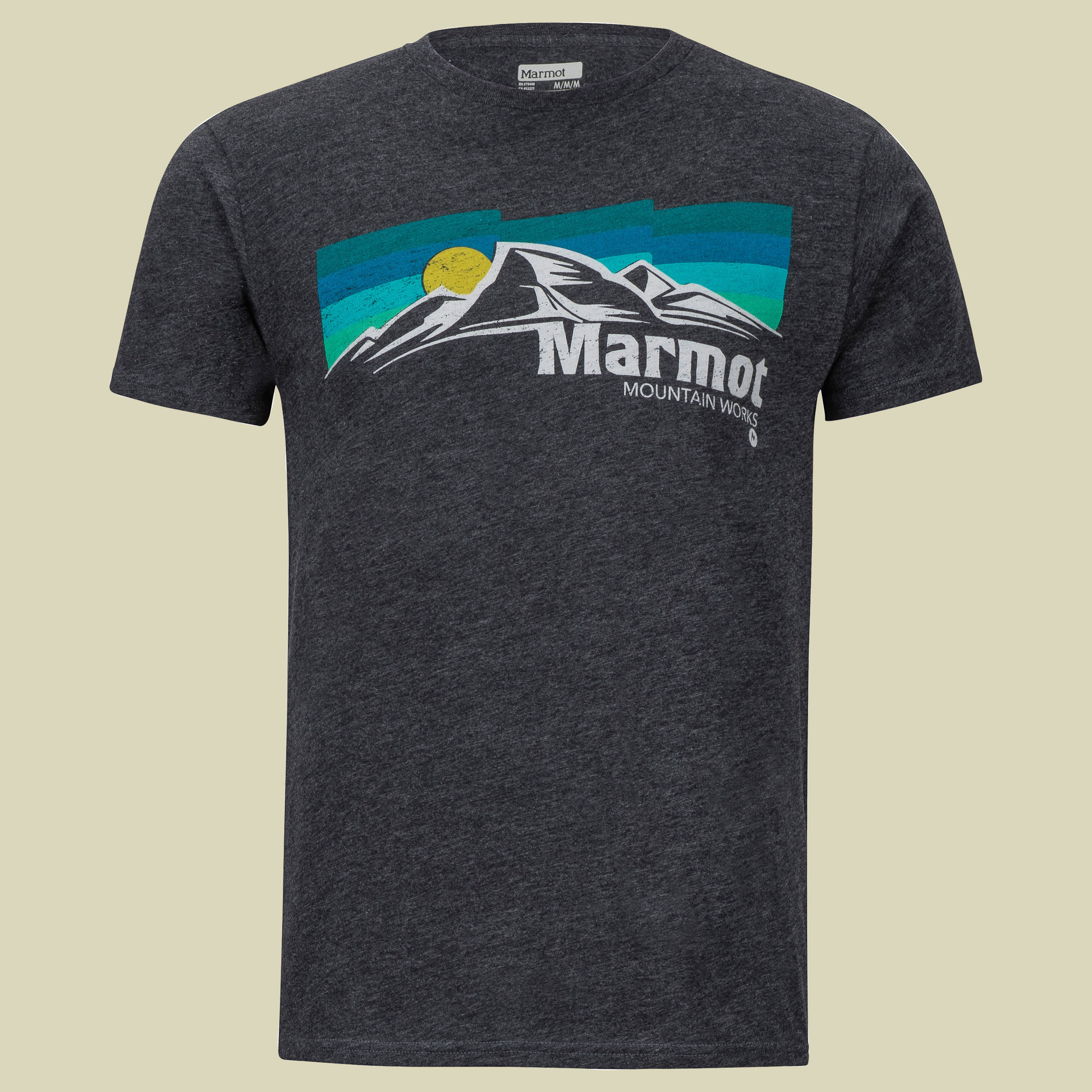 Sunsetter Tee SS Men Größe S Farbe charcoal heather