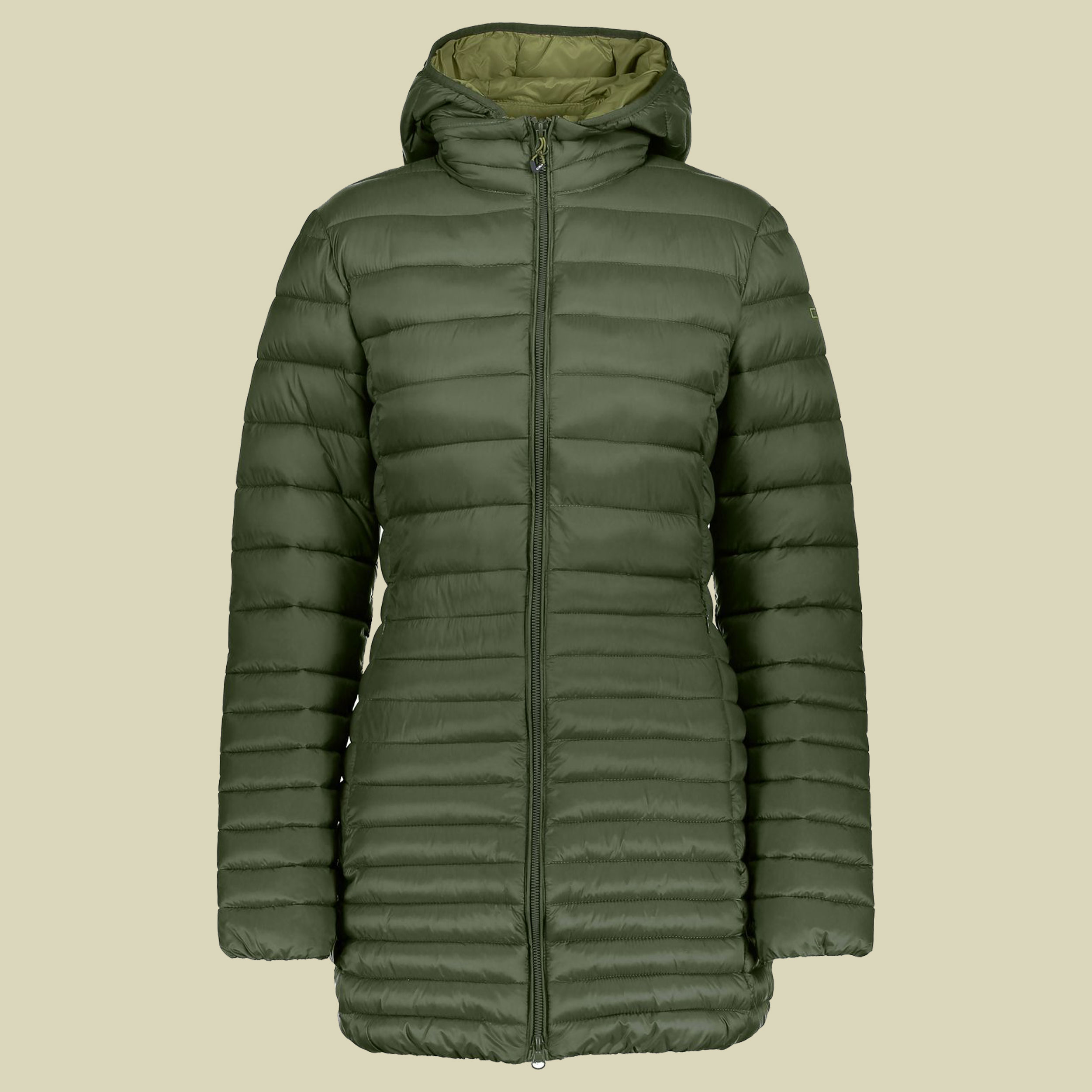 Woman Parka Zip Hood 3Z18976 Größe 34 Farbe 08BB loden-olive