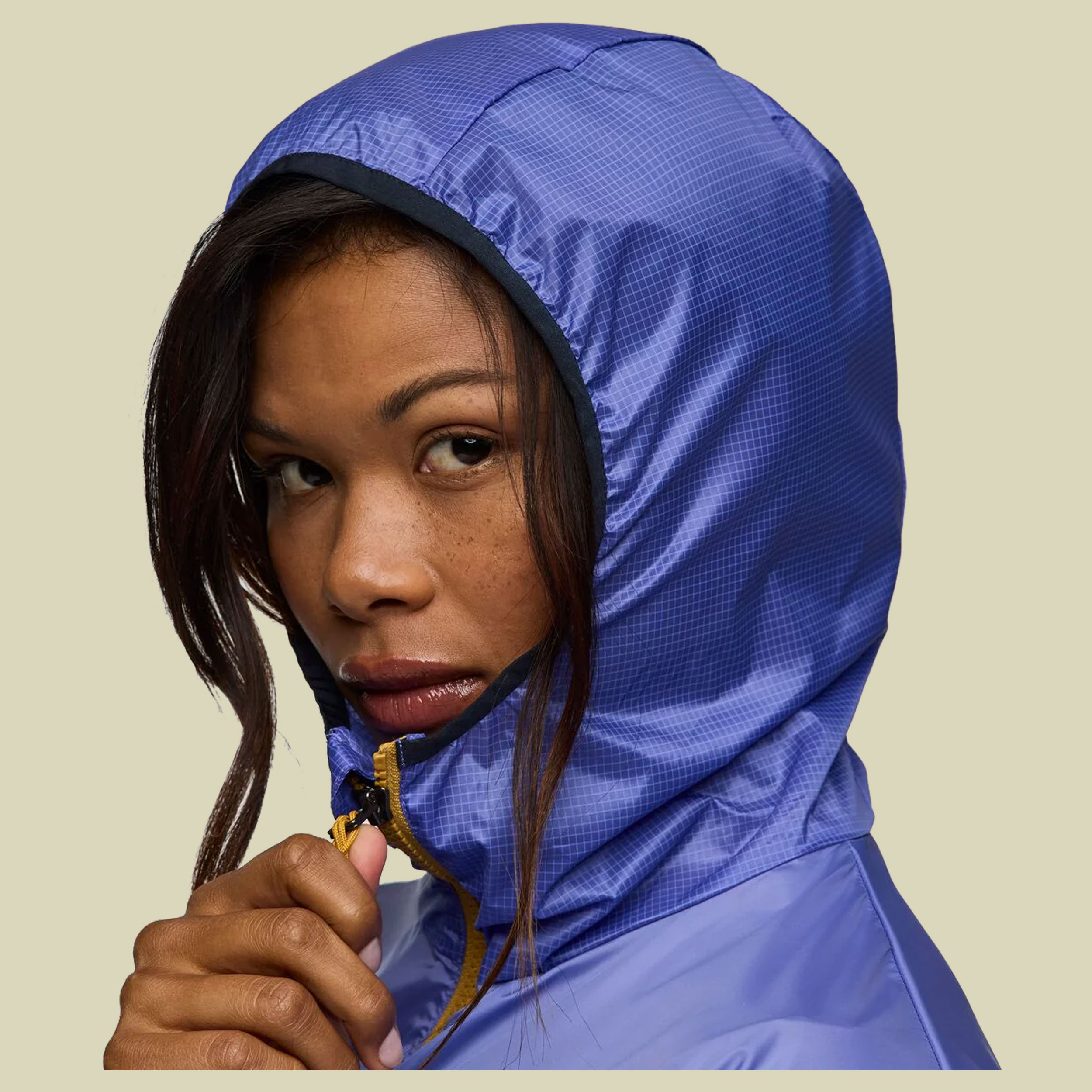 Teca Half-Zip Windbreaker Women S lila - garden gnome