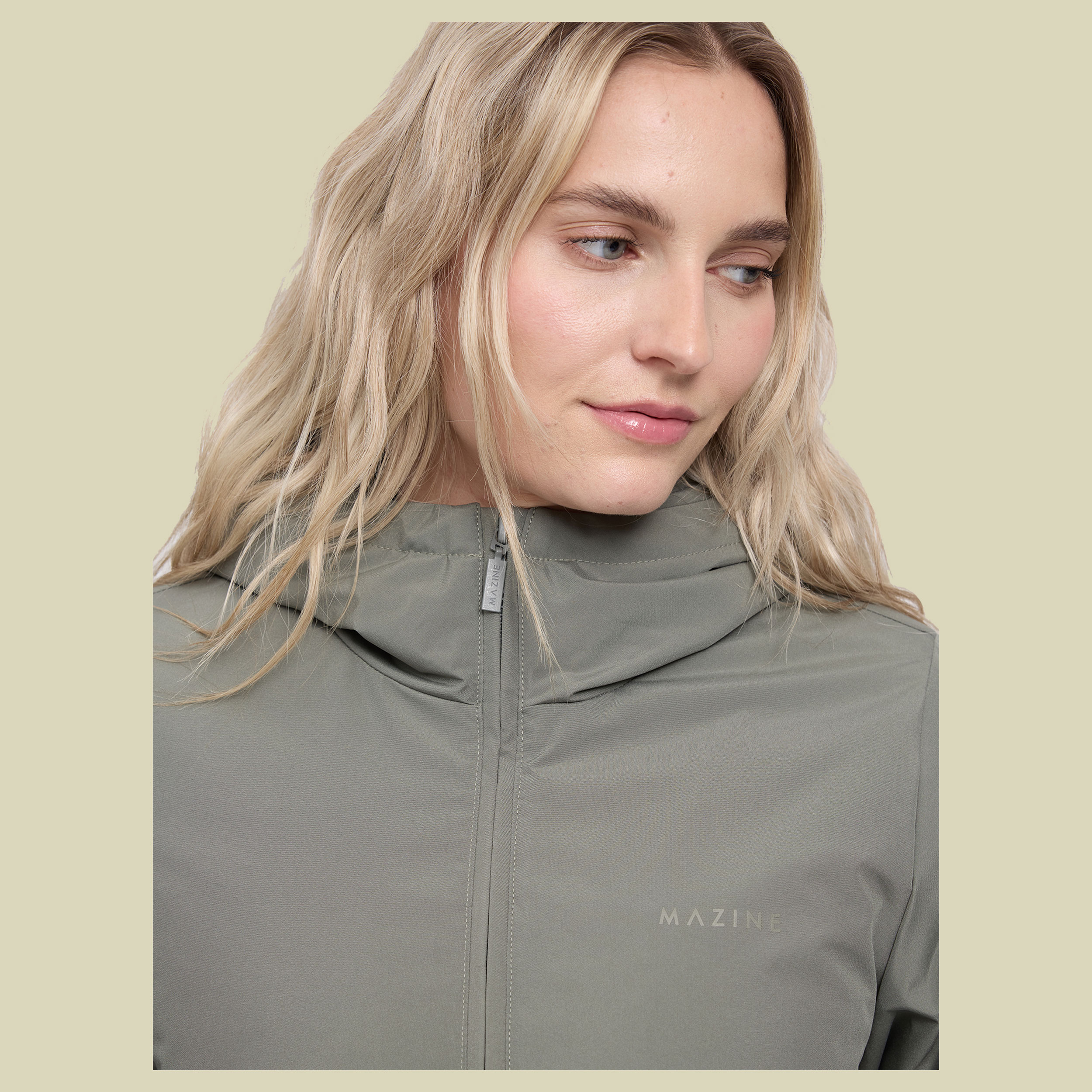 Basic Padded Jacket Women XS grün1 - light bottle