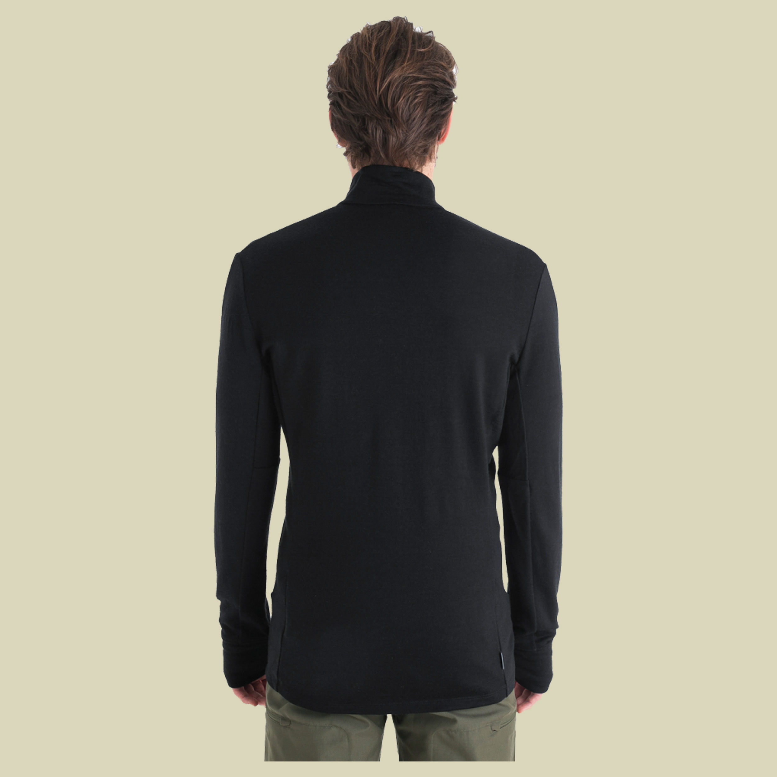 Merino 260 Quantum IV LS Zip Men S schwarz - black
