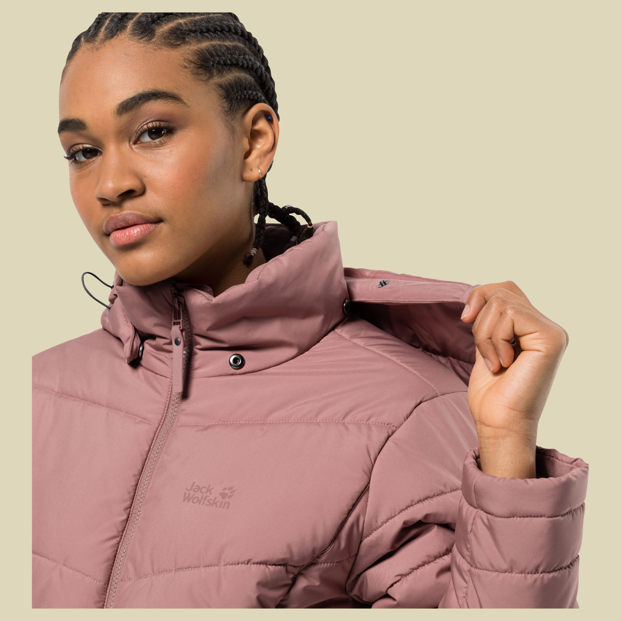 North York Coat Women Größe XS Farbe afterglow