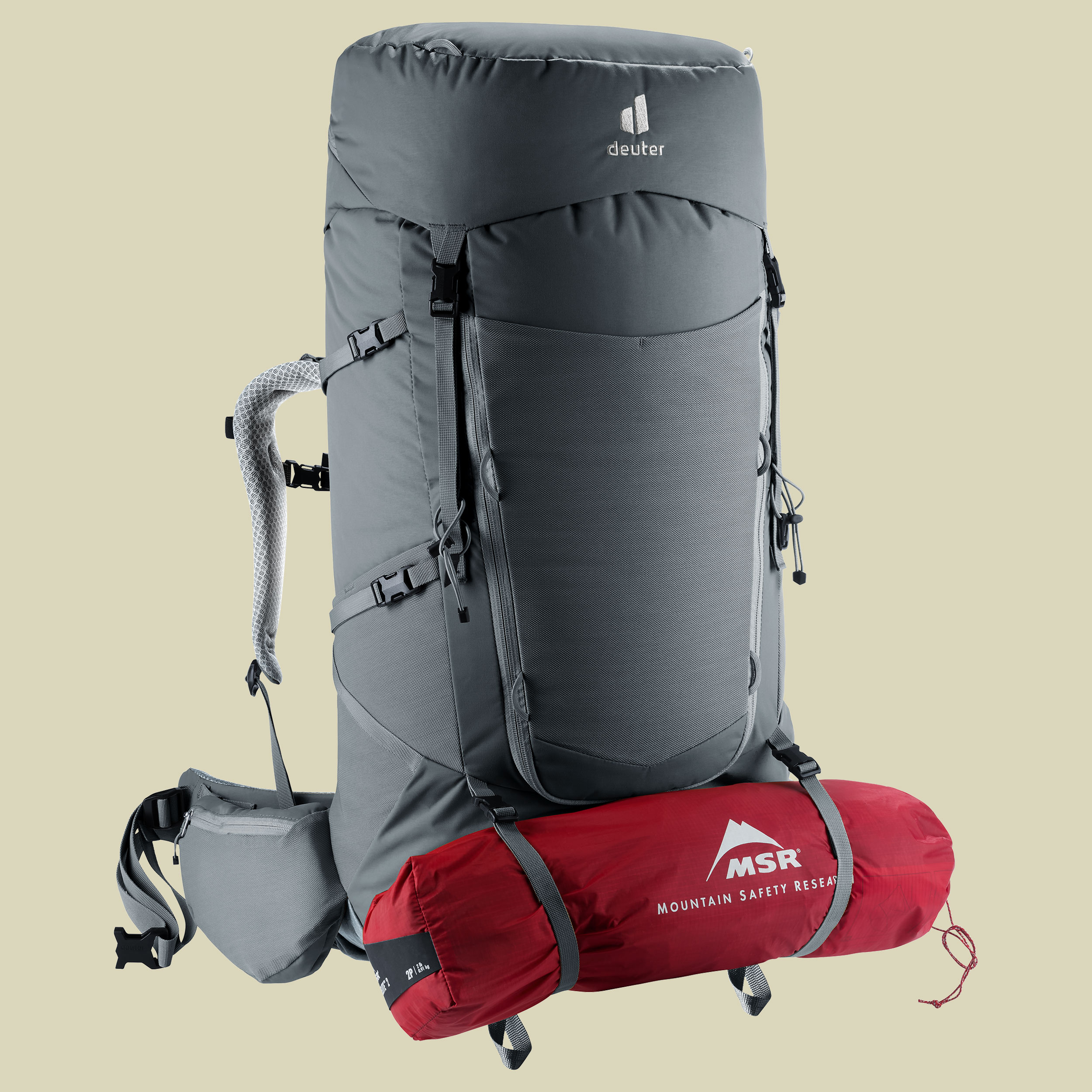 Aircontact Core 65+10 SL Women 65 + 10 grau - graphite