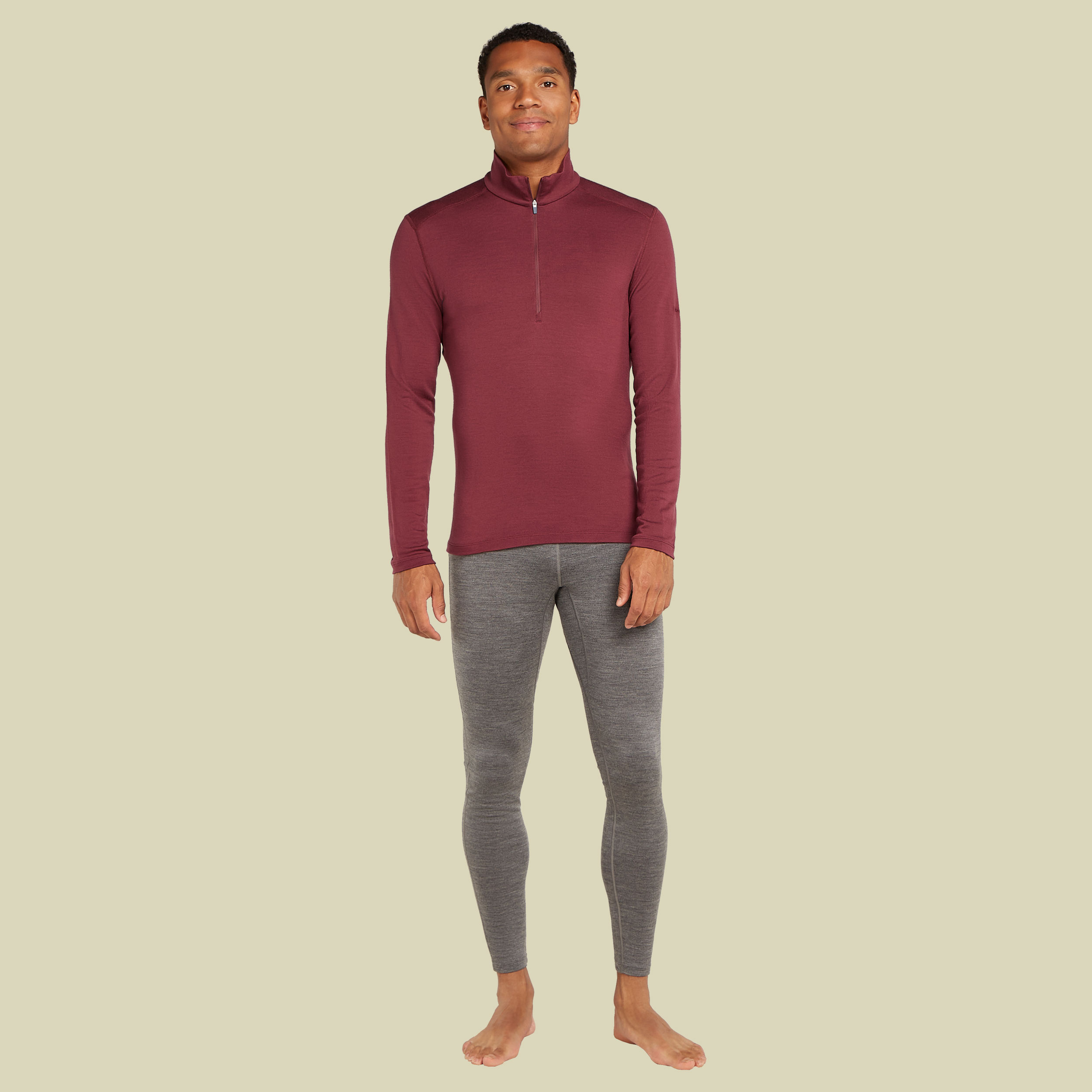 Tech LS Half Zip 260 Men braun XL - port